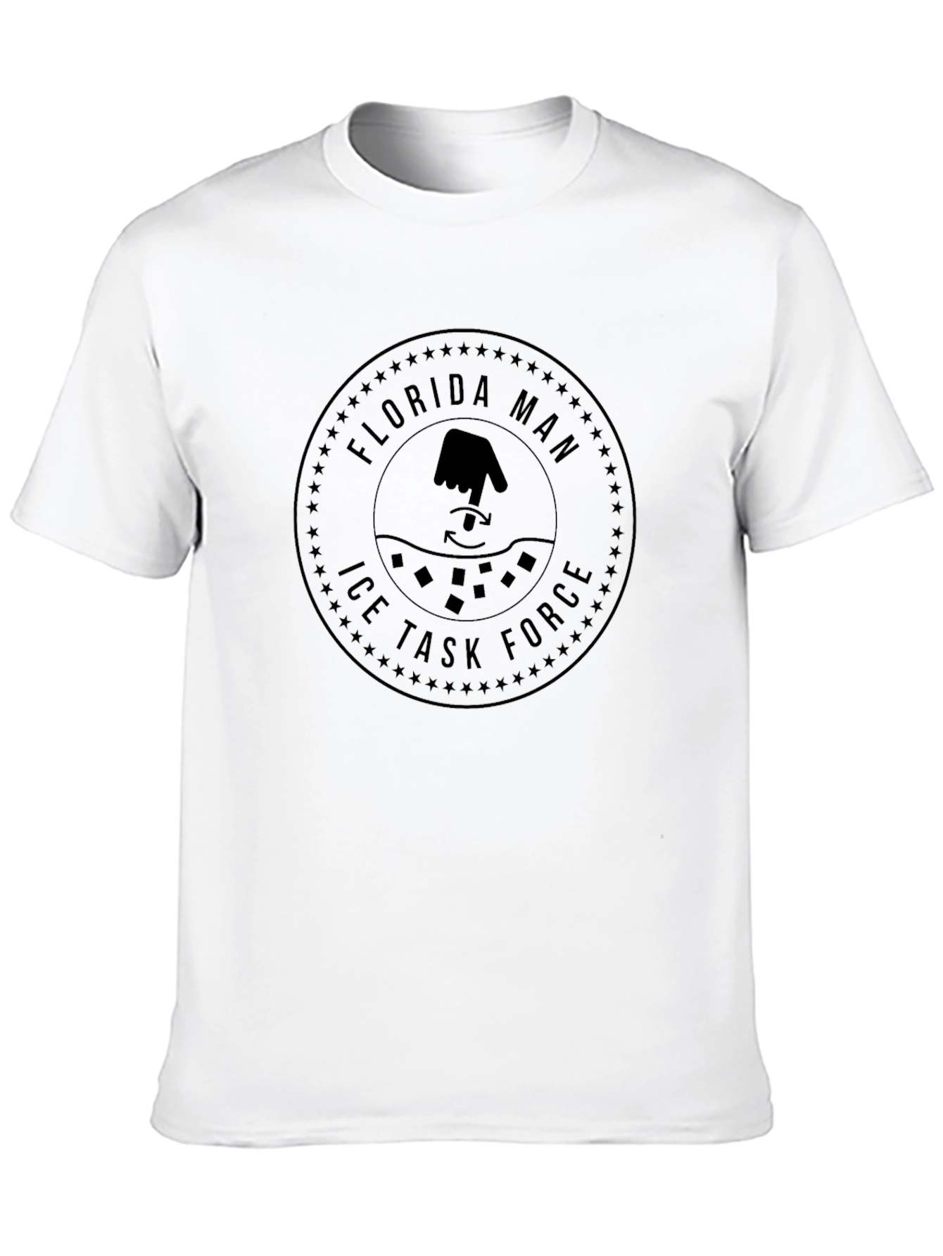 Florida Man Ice Task Force Graphic T-Shirt