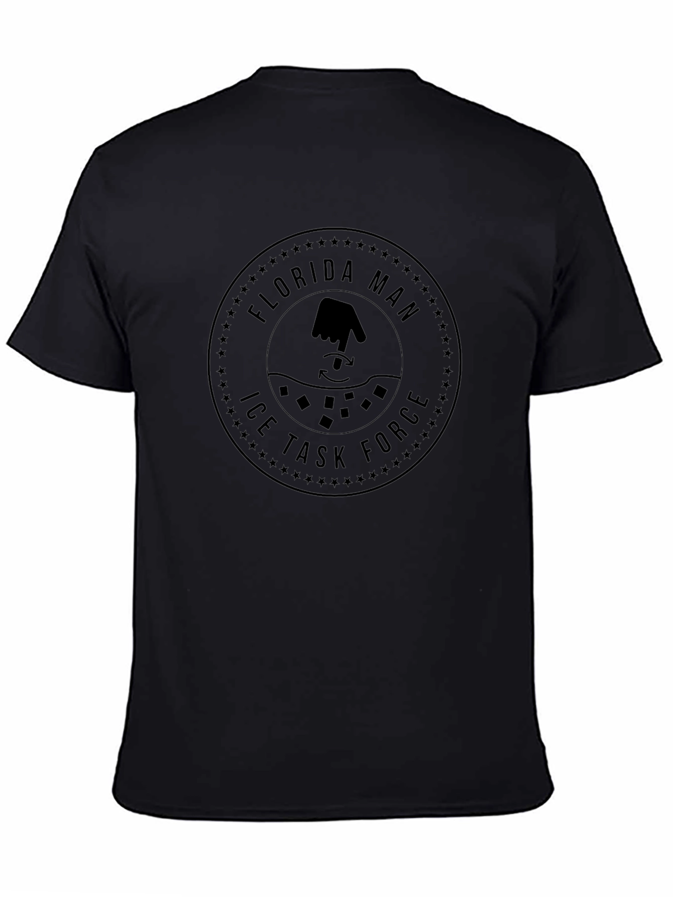 Florida Man Ice Task Force Graphic T-Shirt