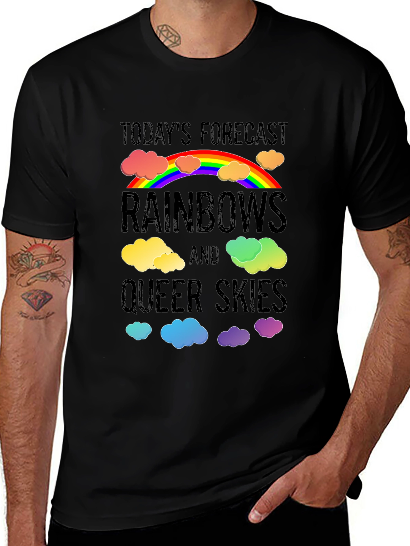 Rainbows and Queer Skies T-Shirt
