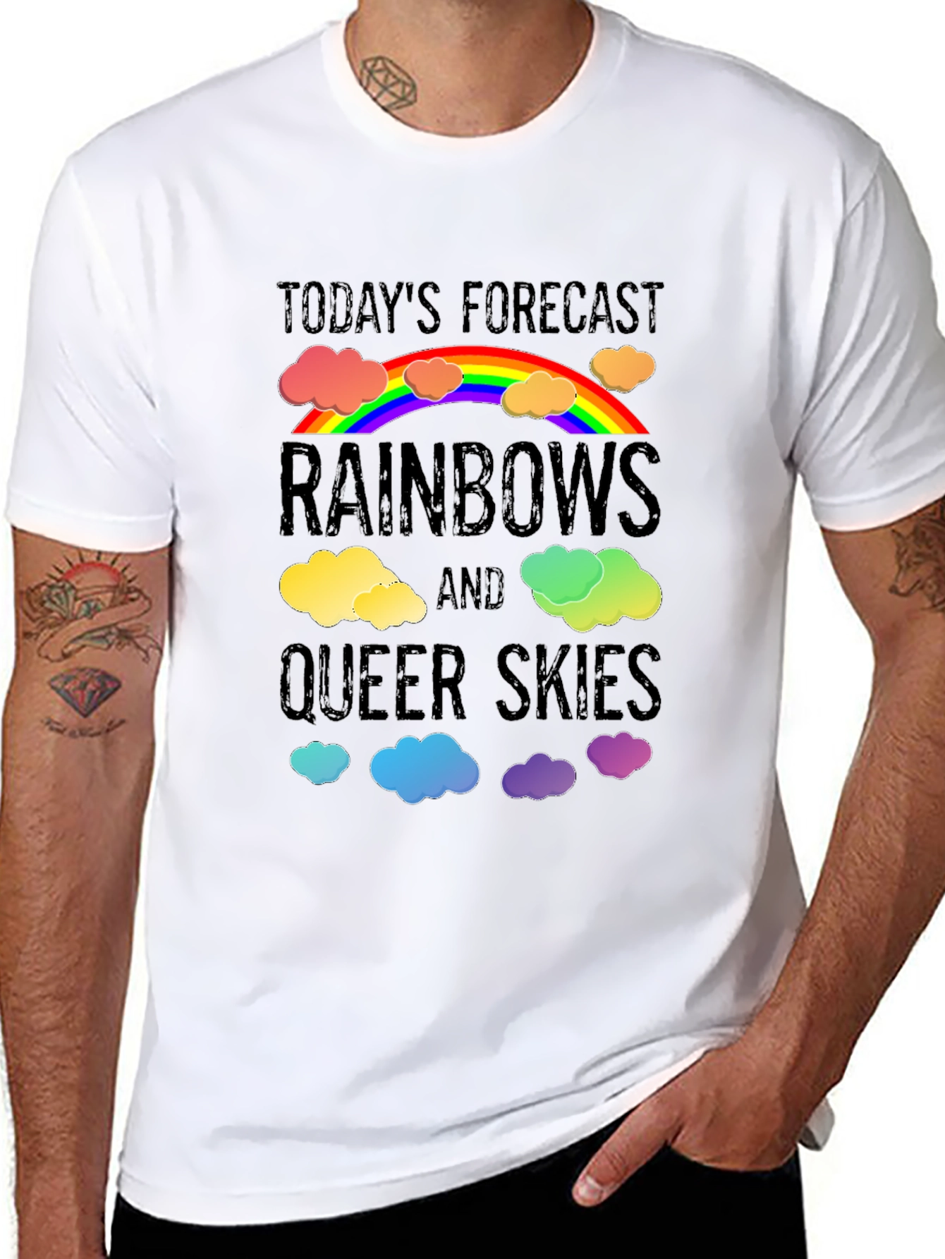 Rainbows and Queer Skies T-Shirt