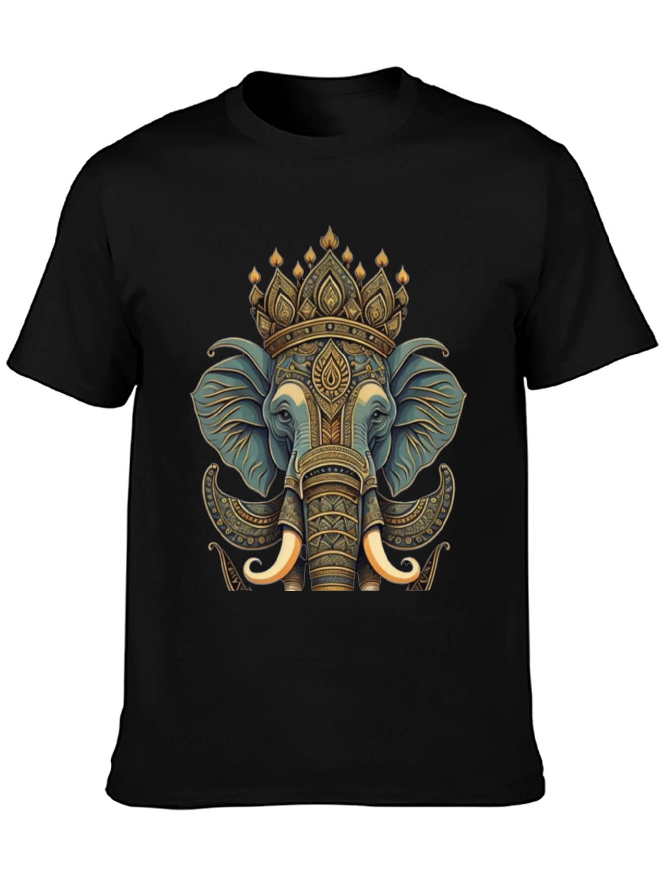 Elephant King Graphic Tee - Black