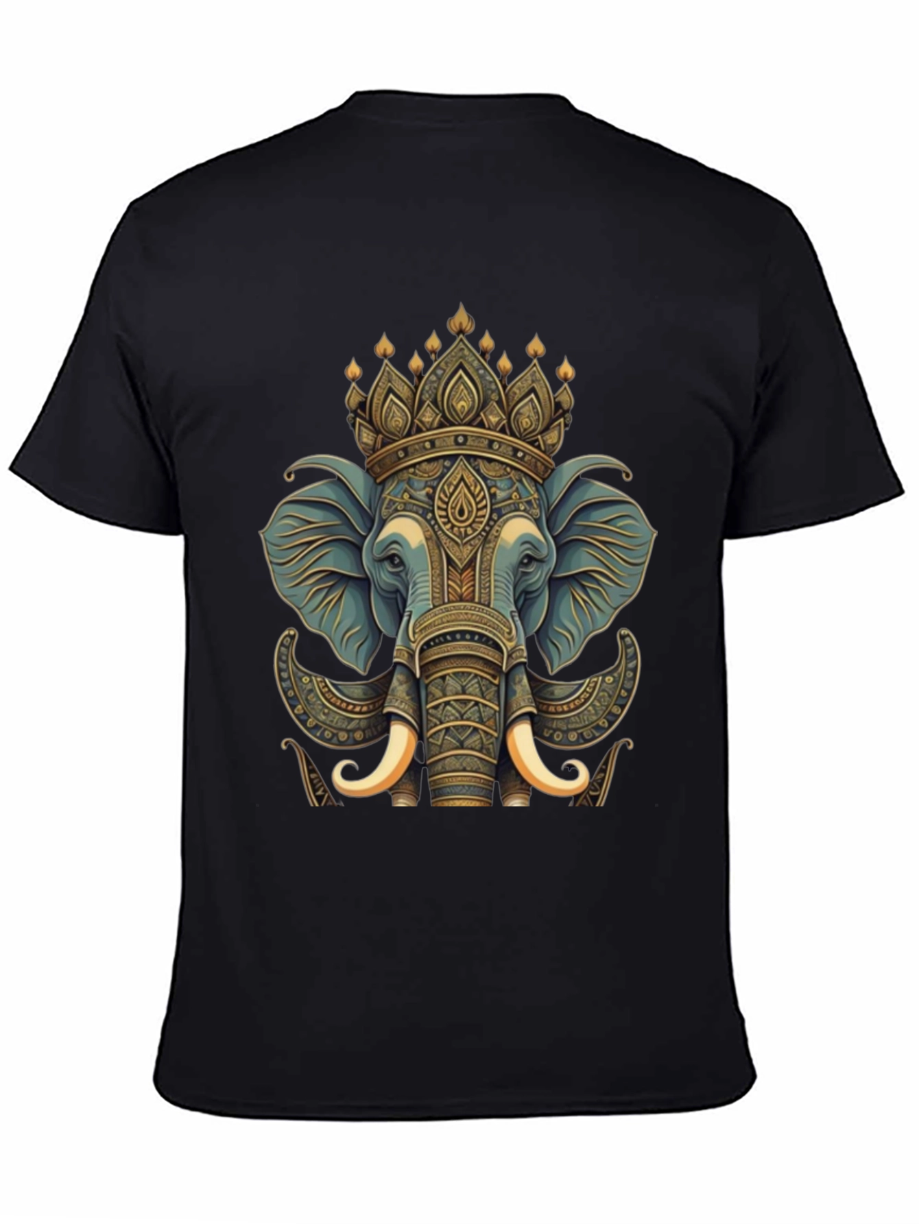 Elephant King Graphic Tee - Black