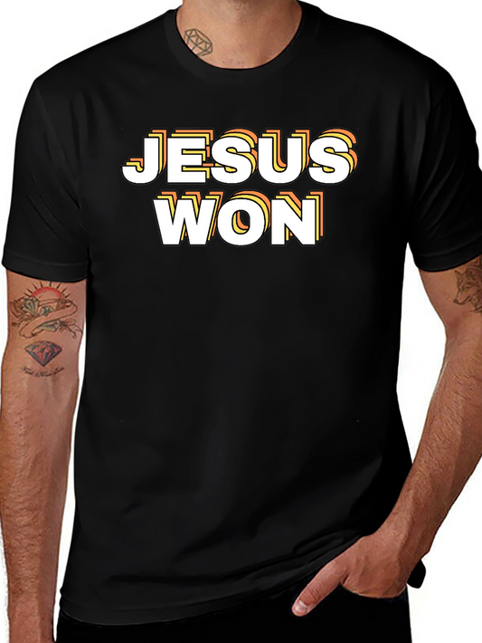Jesus Won Graphic Tee - Christian Apparel