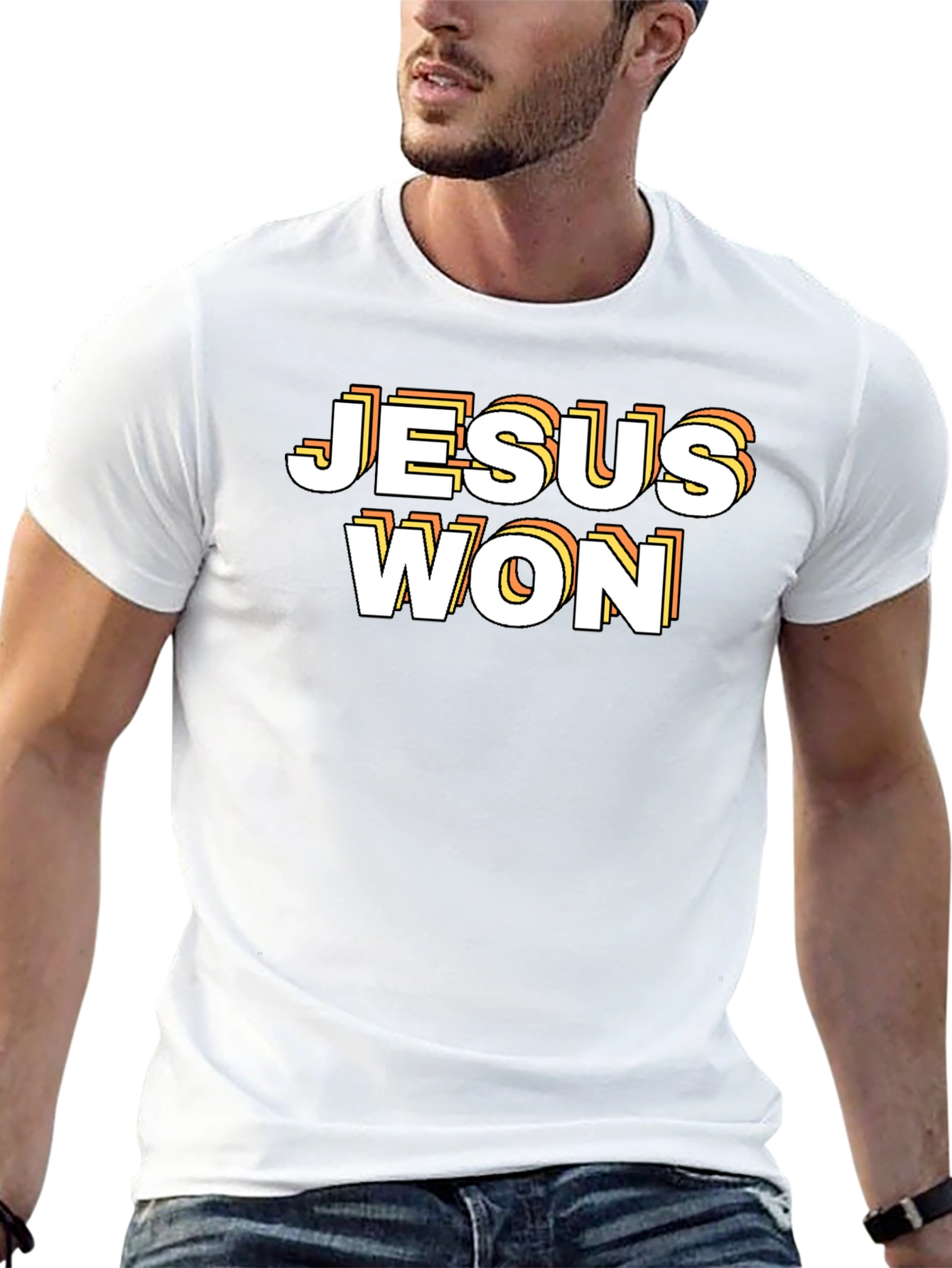 Jesus Won Graphic Tee - Christian Apparel