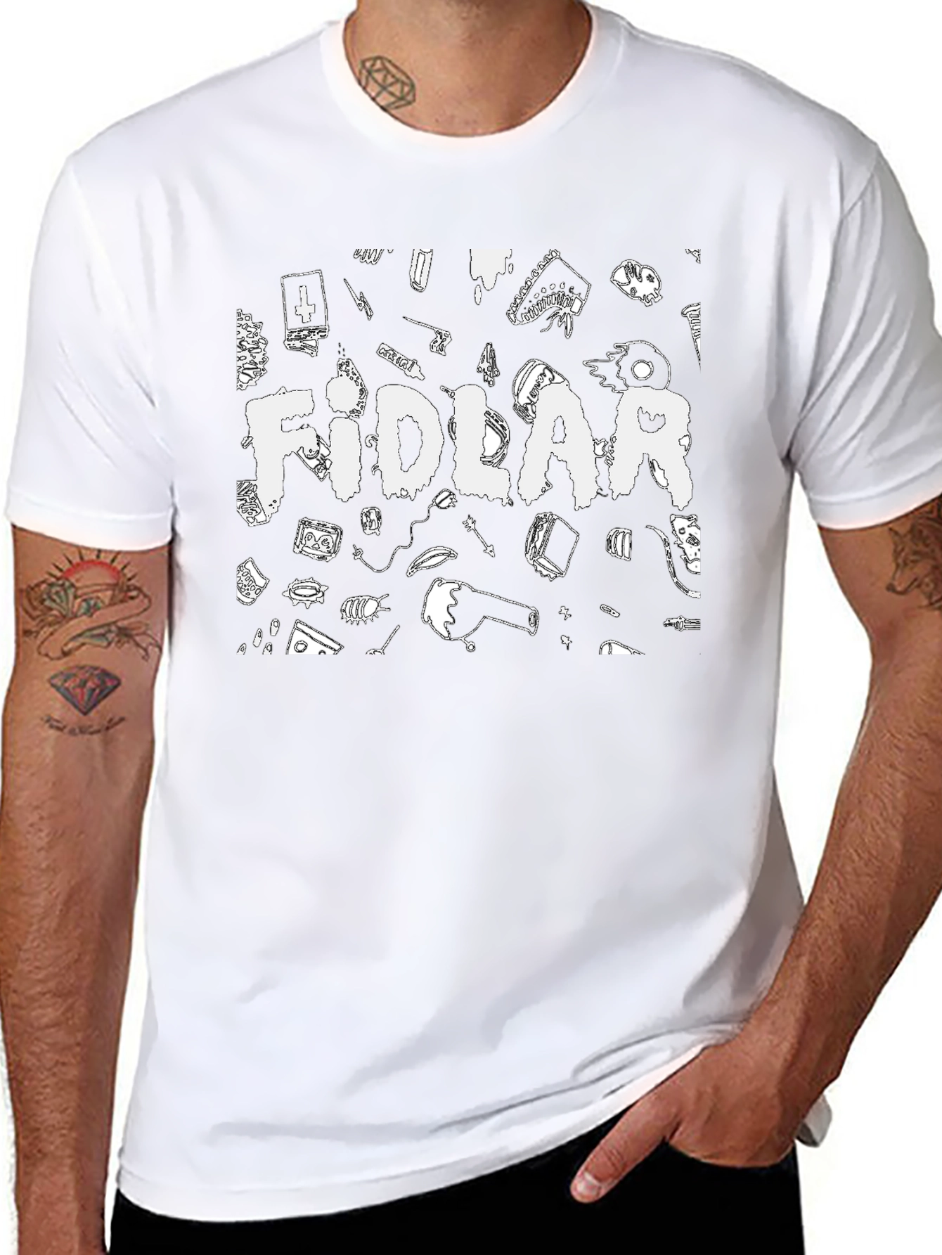 FIDLAR Graphic T-Shirt - Black