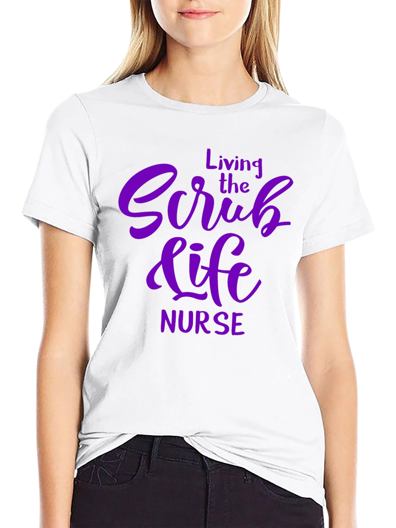 Living the Scrub Life Nurse T-Shirt