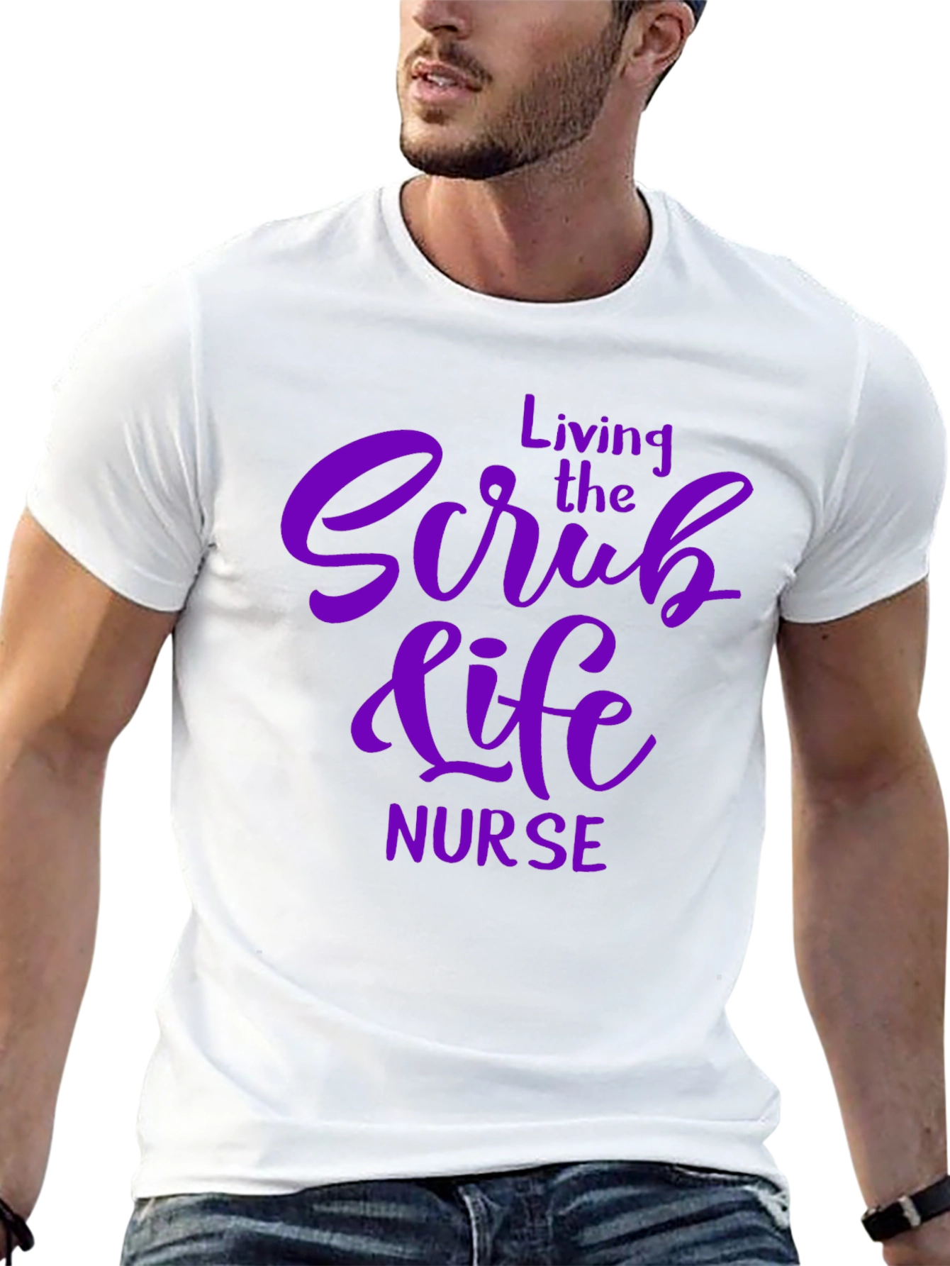 Living the Scrub Life Nurse T-Shirt