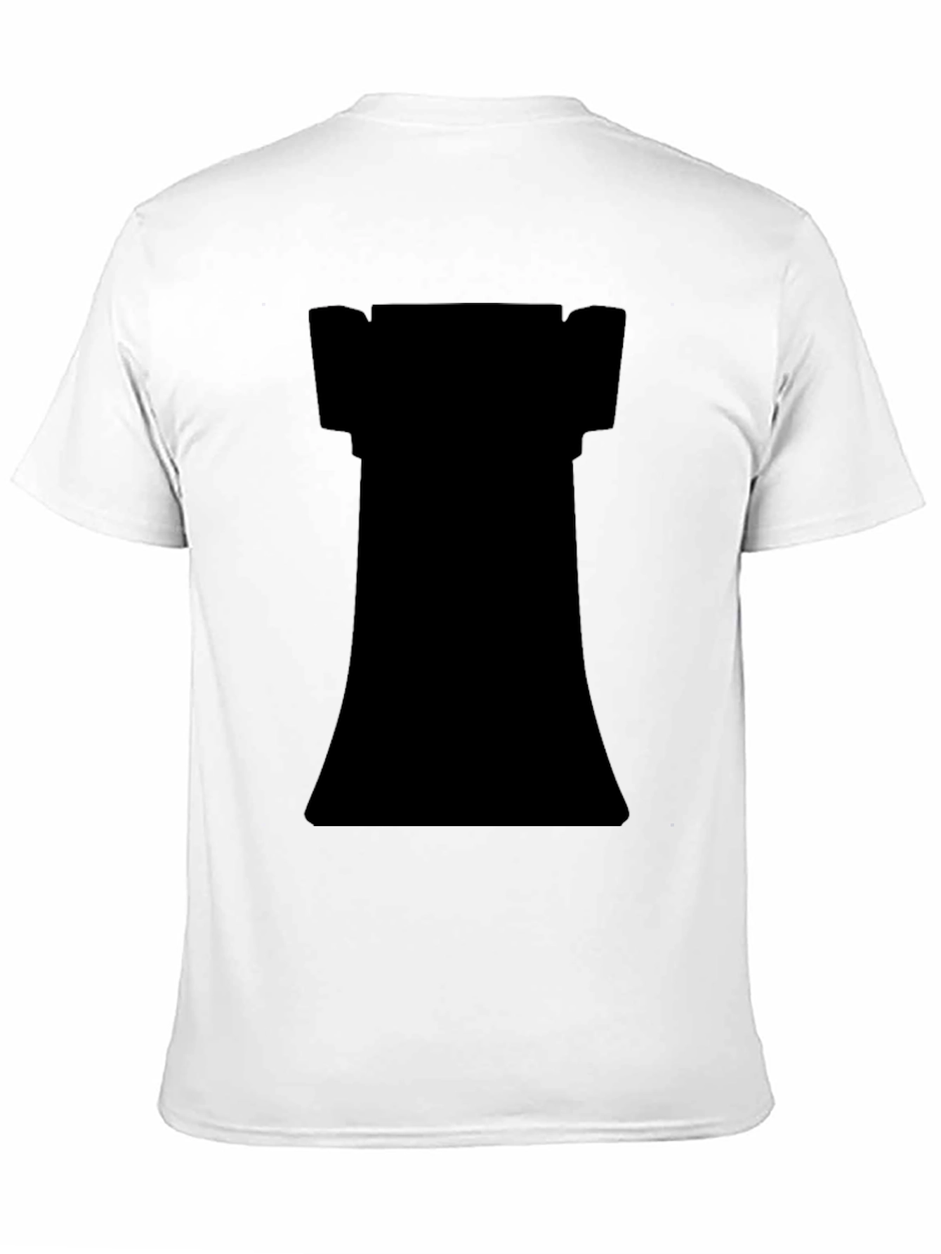 Chess Rook Graphic T-Shirt - Black