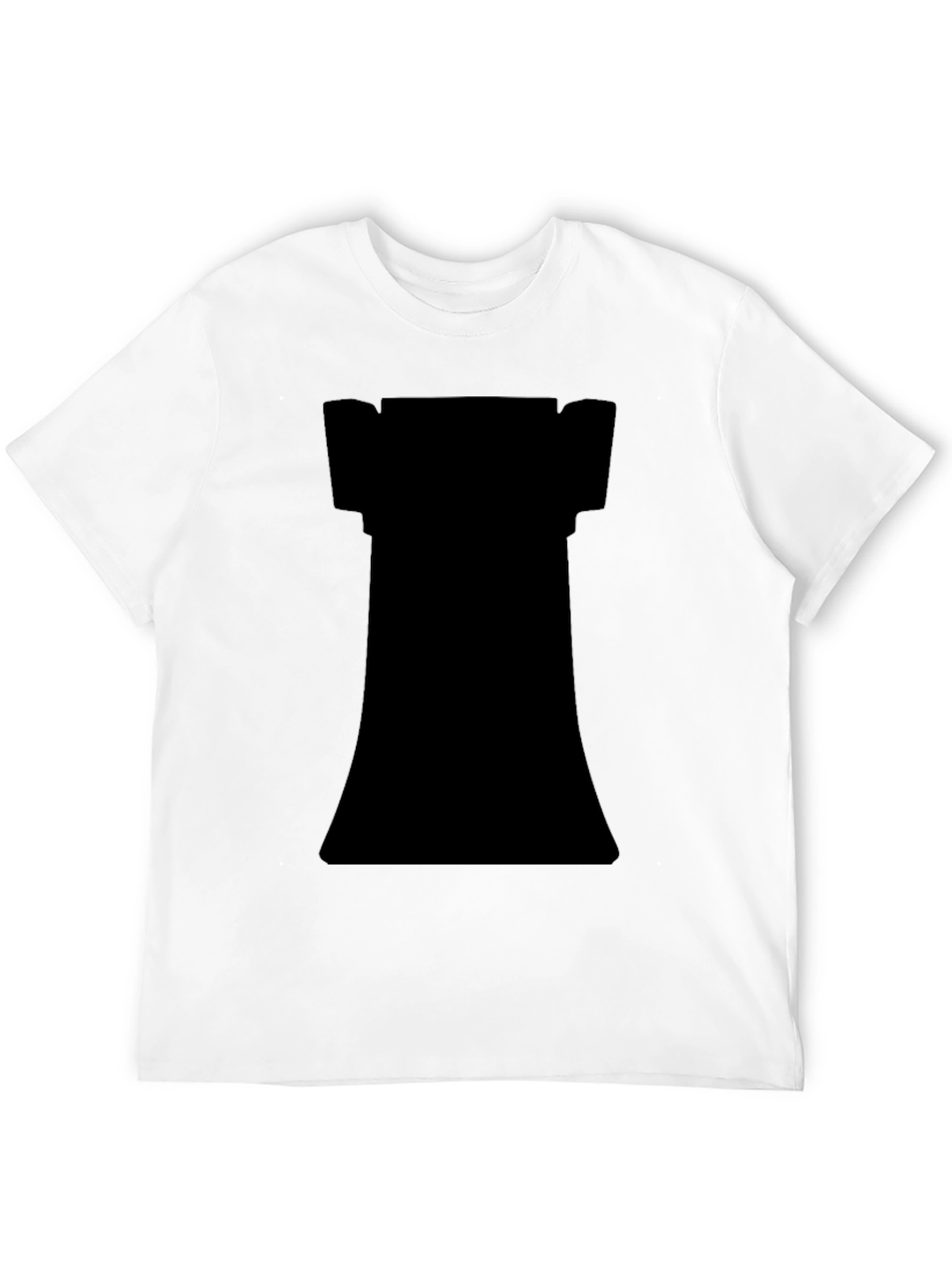 Chess Rook Graphic T-Shirt - Black