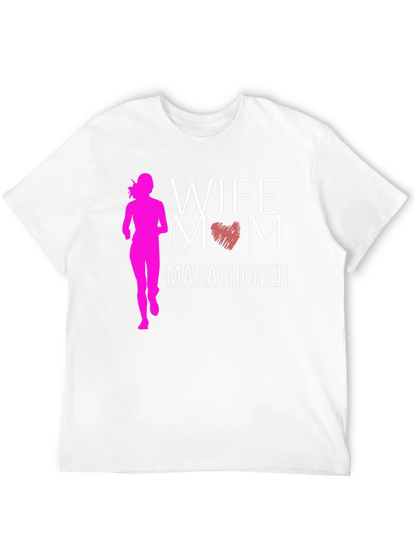Wife Mom Marathoner Graphic T-Shirt