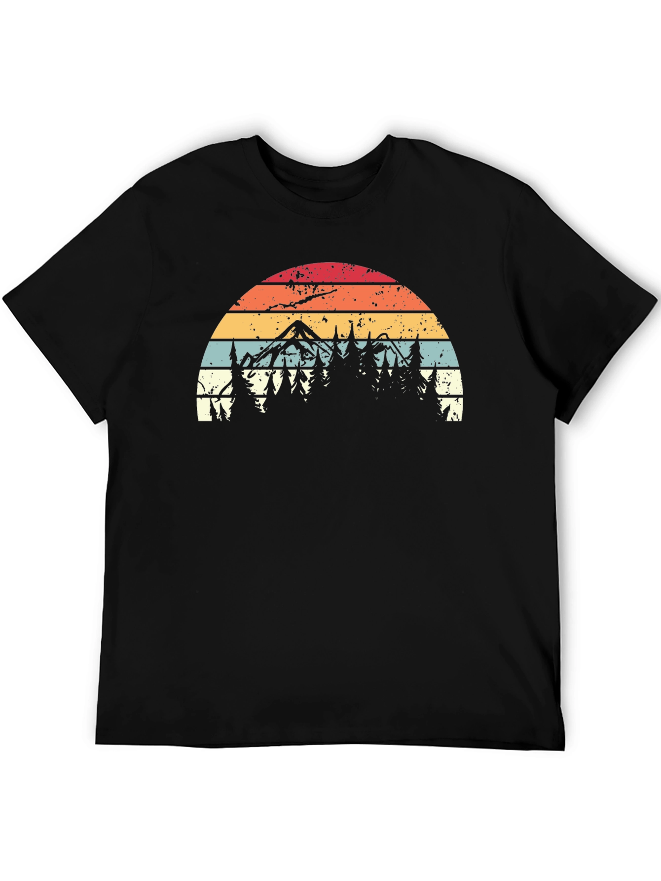 Retro Mountain Forest T-Shirt