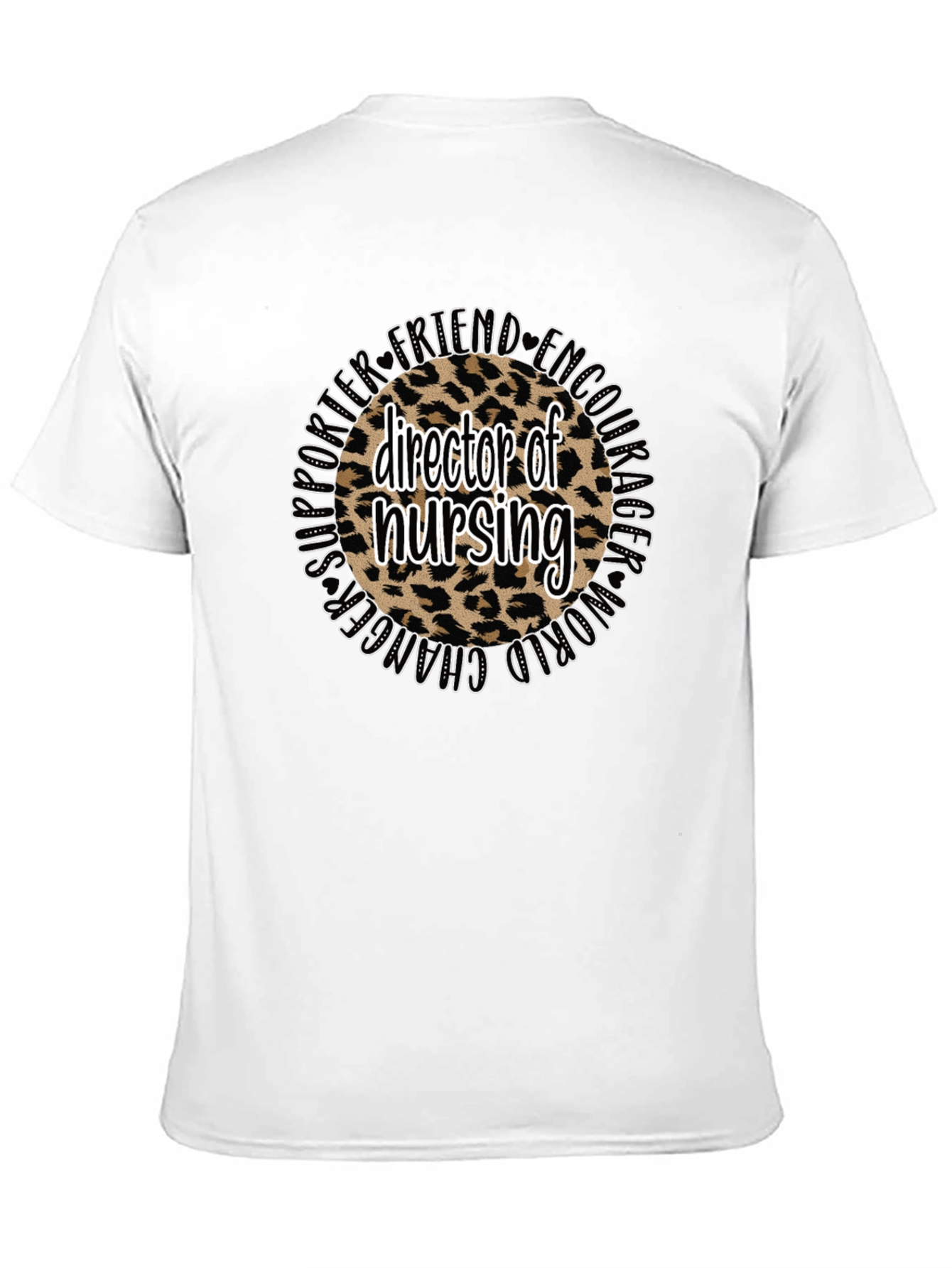 Director of Nursing Leopard Print Tee