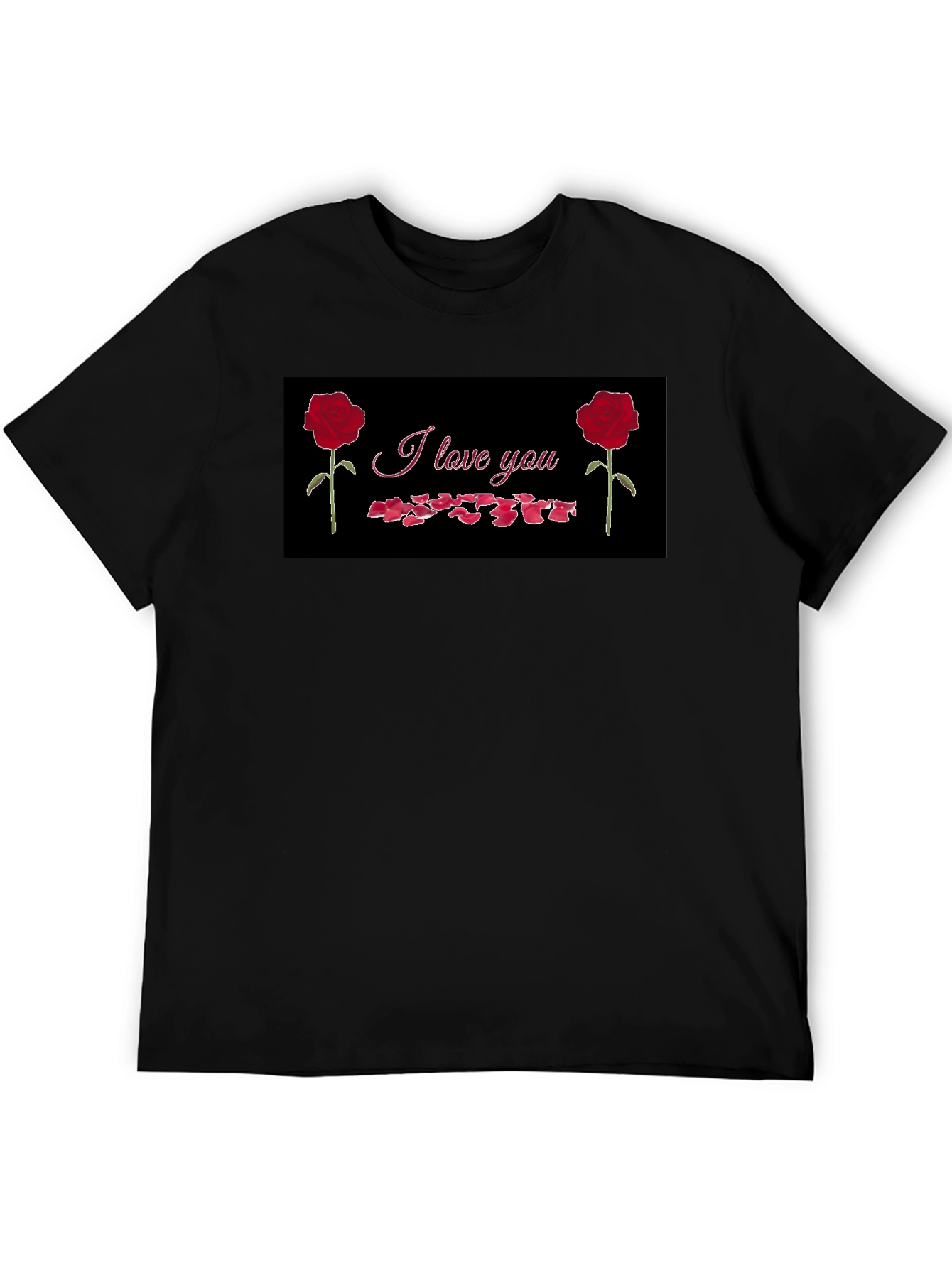 I Love You Rose Graphic Tee