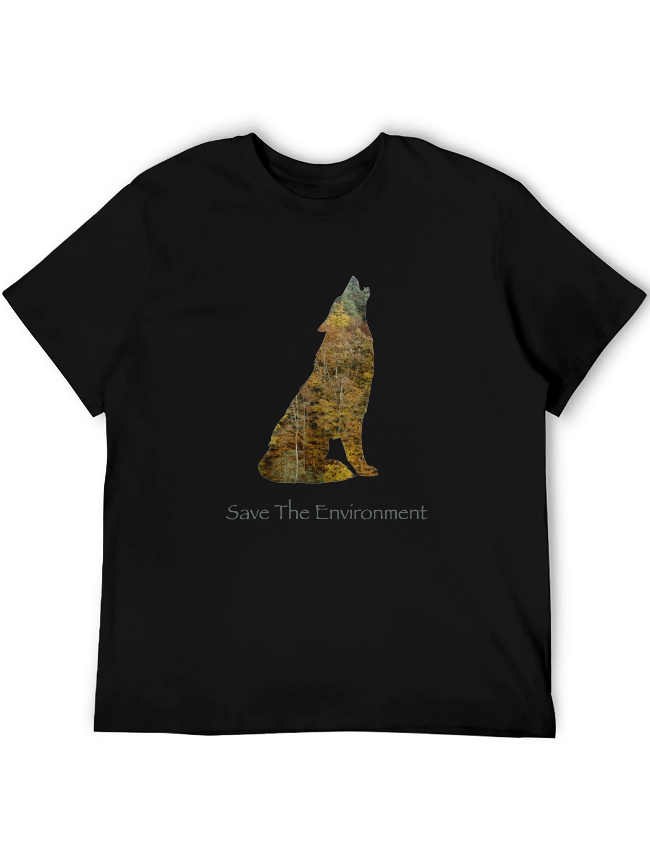 Save The Environment Wolf Graphic Tee