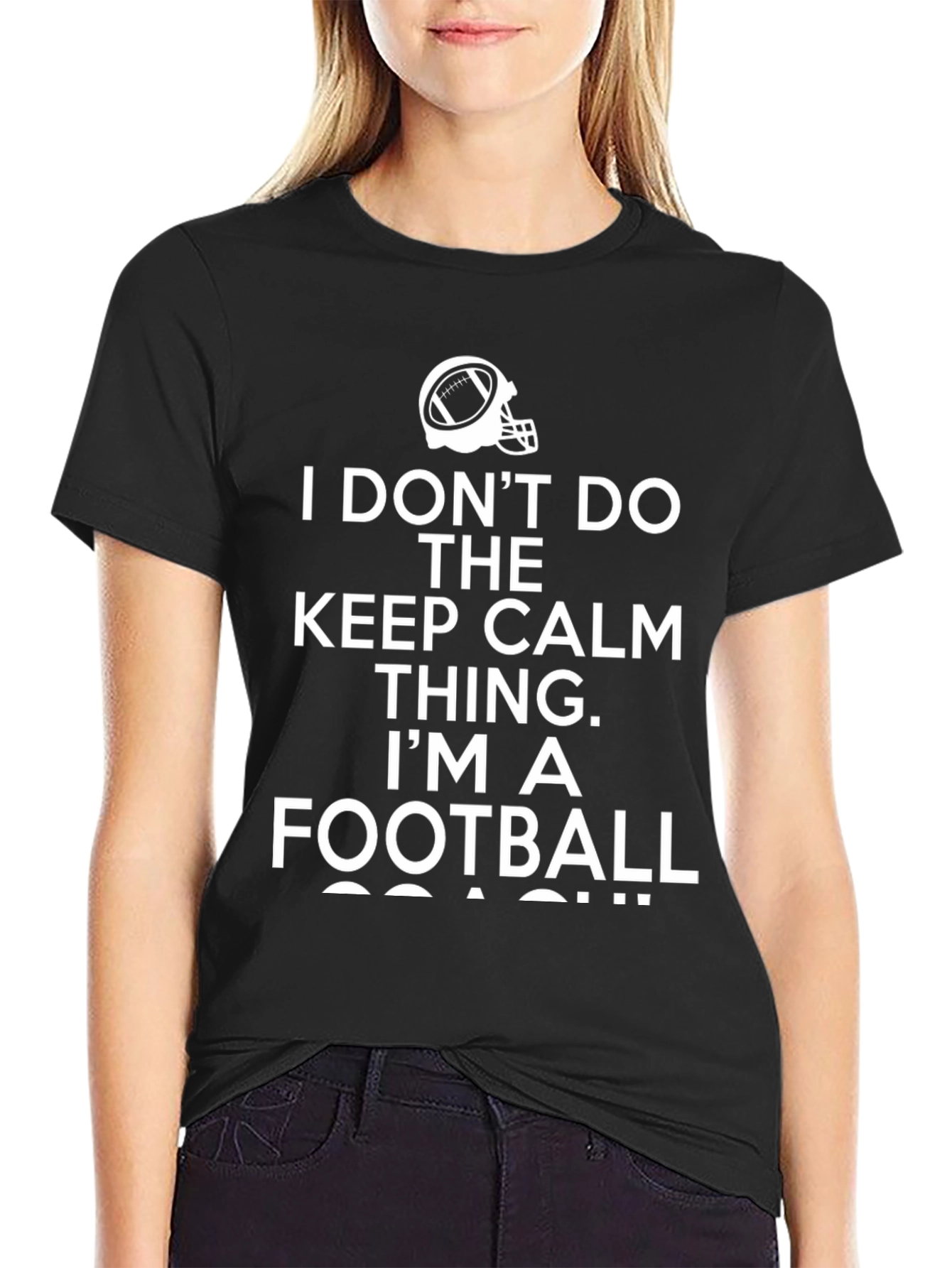 Football Coach T-Shirt - Keep Calm Alternative