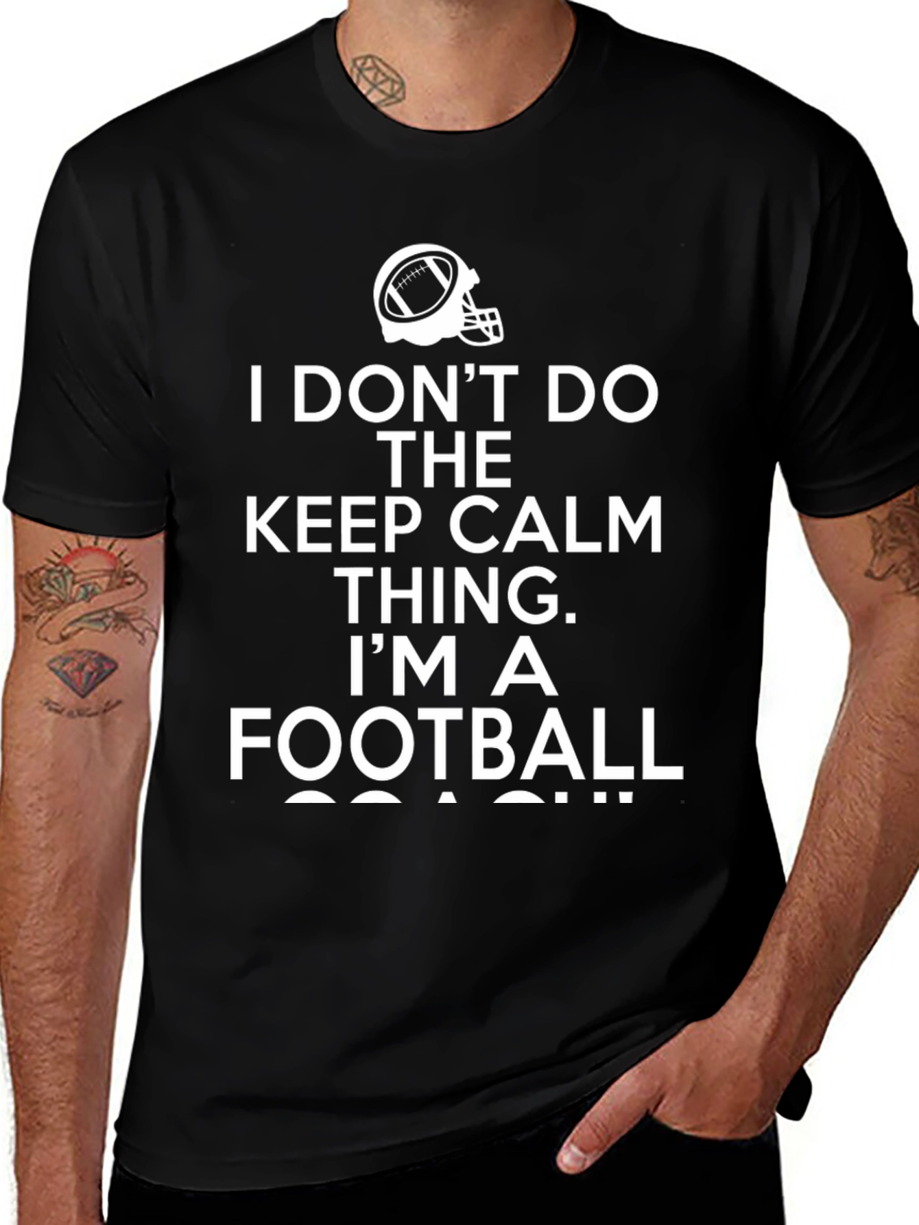 Football Coach T-Shirt - Keep Calm Alternative