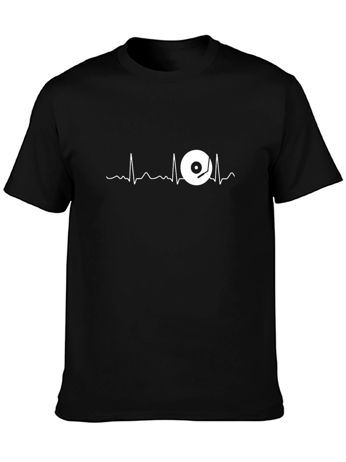 DJ Heartbeat Graphic Tee - Music Lover Shirt