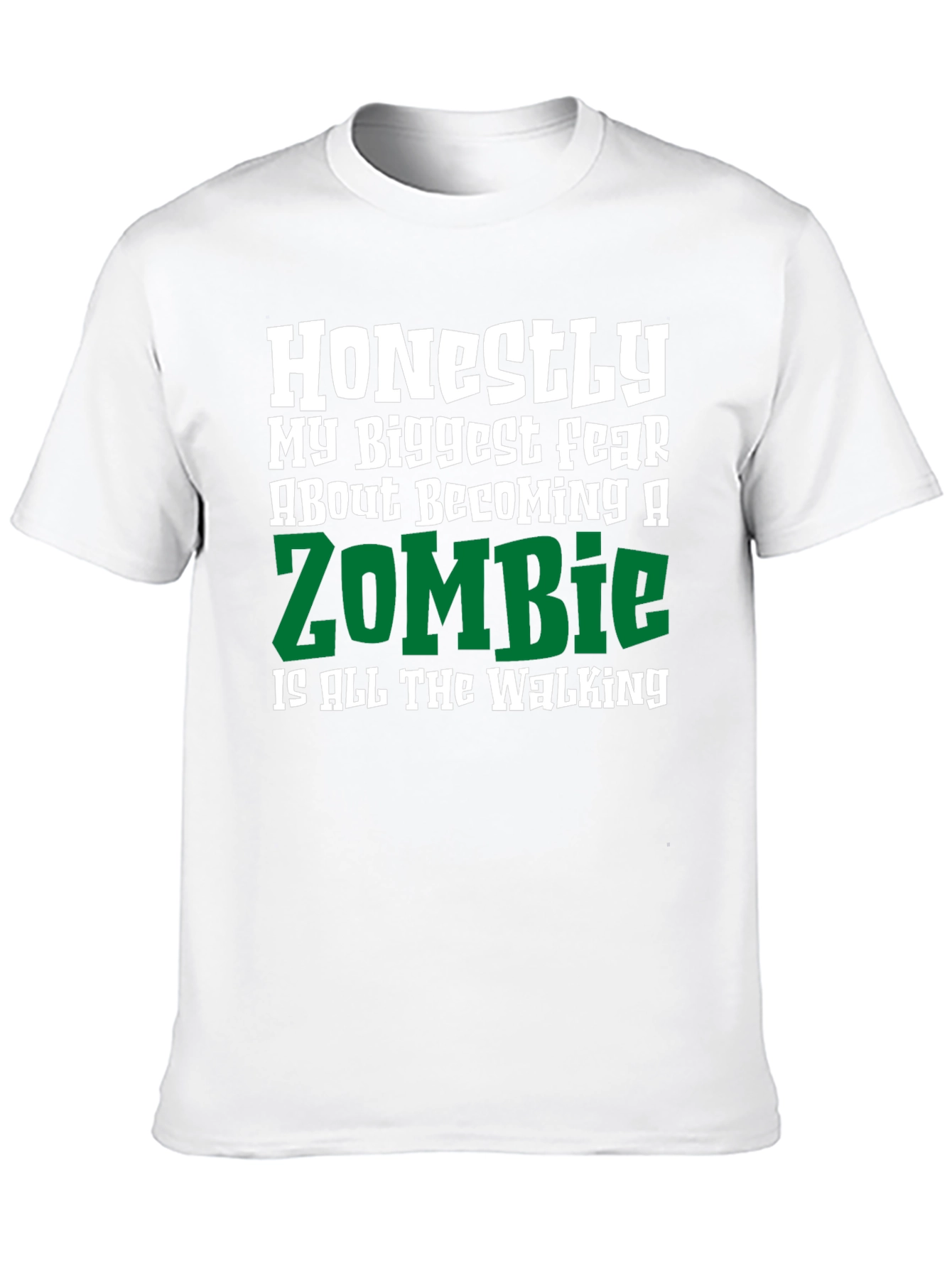 Funny Zombie Walking T-Shirt - Humor Novelty Tee