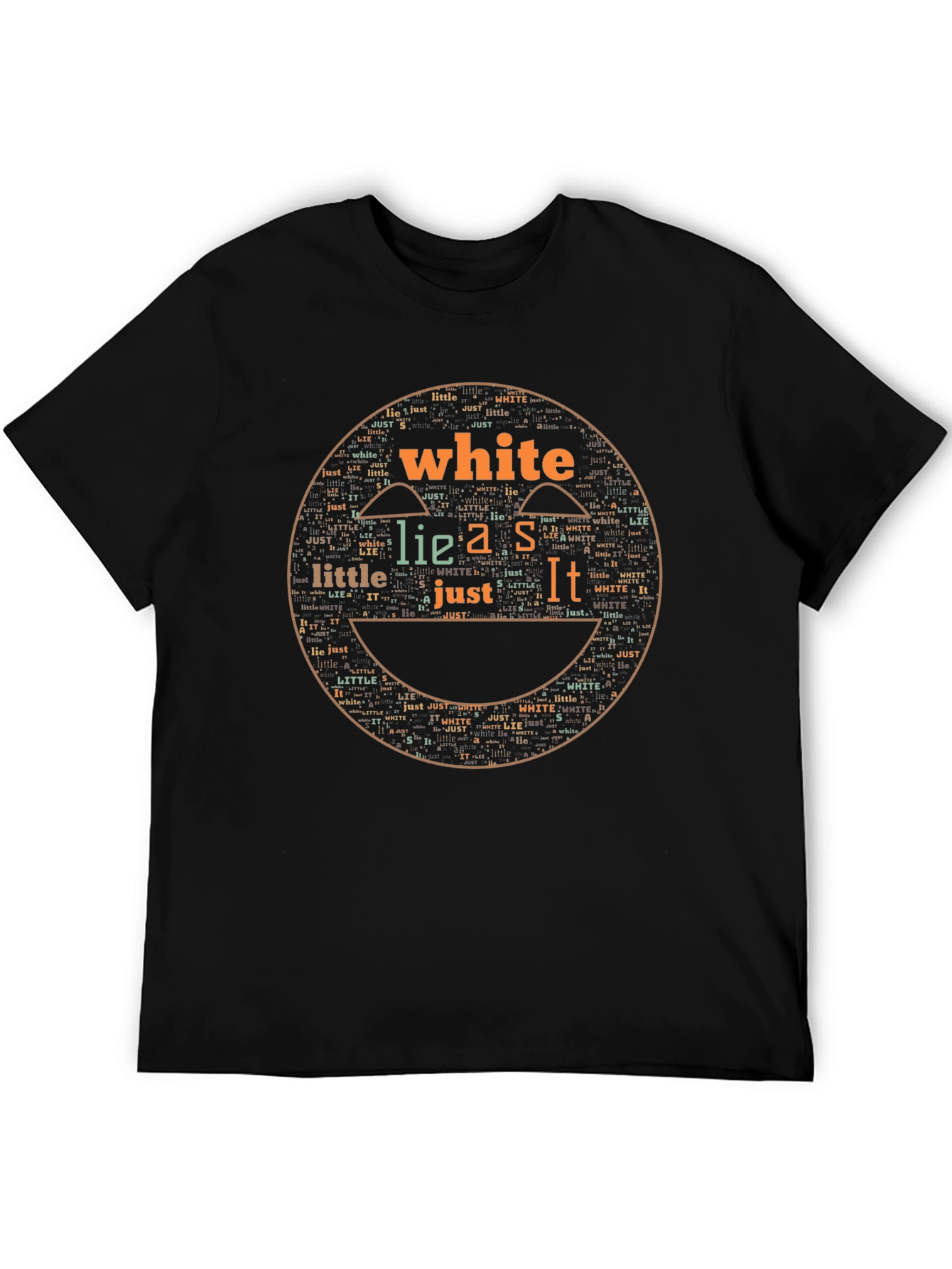 Word Art Smiley Face T-Shirt