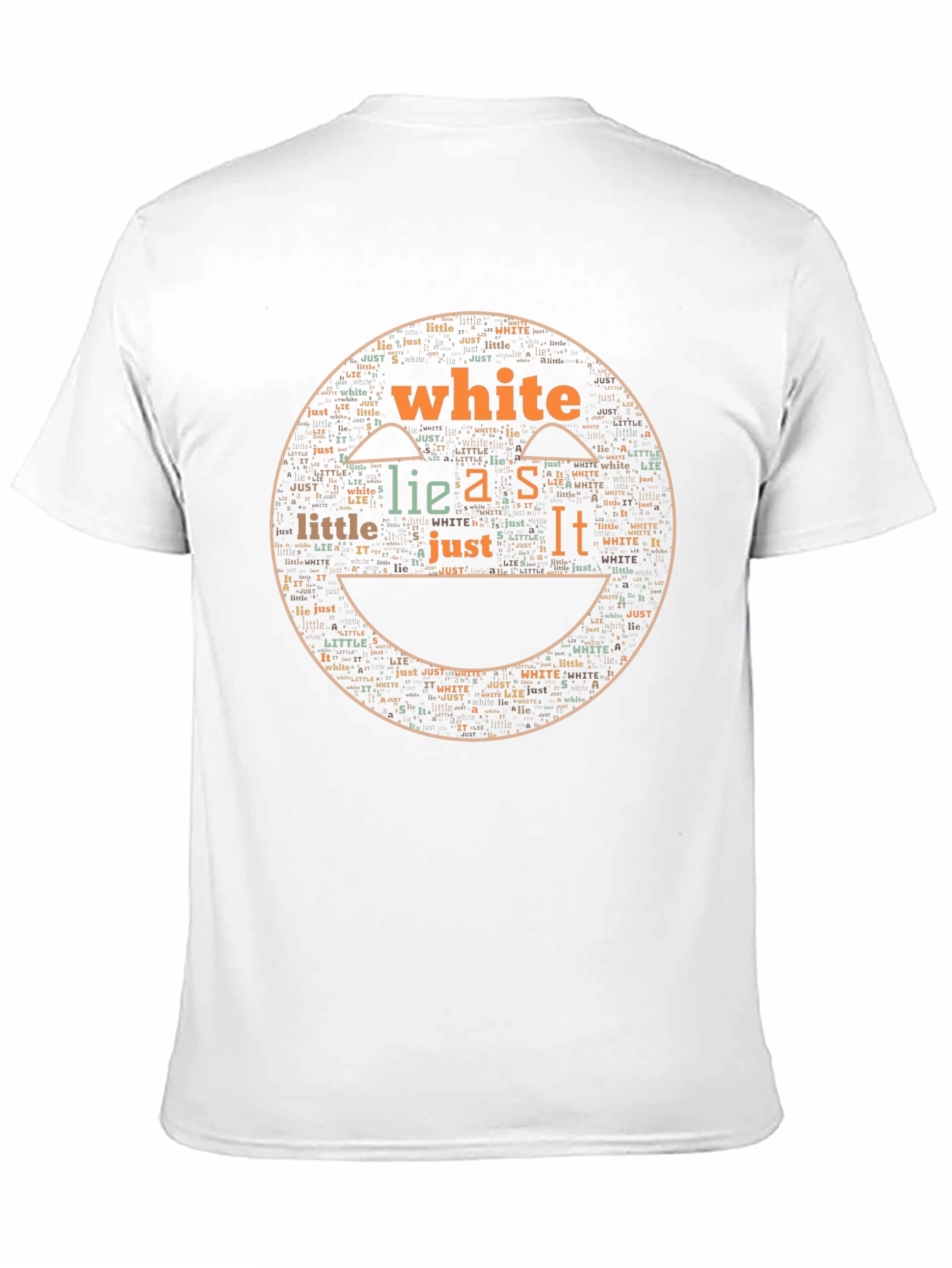 Word Art Smiley Face T-Shirt