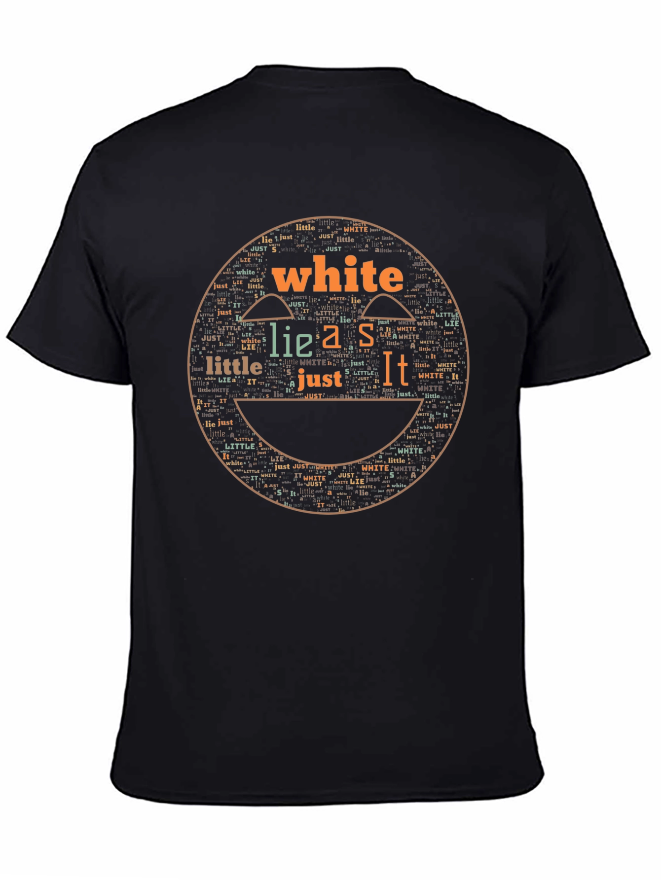 Word Art Smiley Face T-Shirt