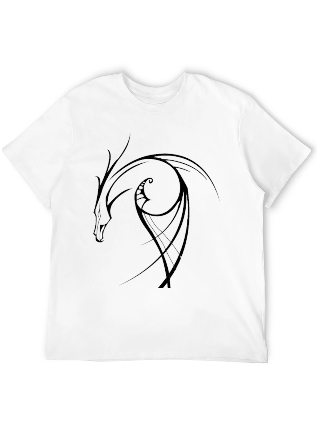 Black Dragon Graphic Tee - Stylish Mens T-Shirt