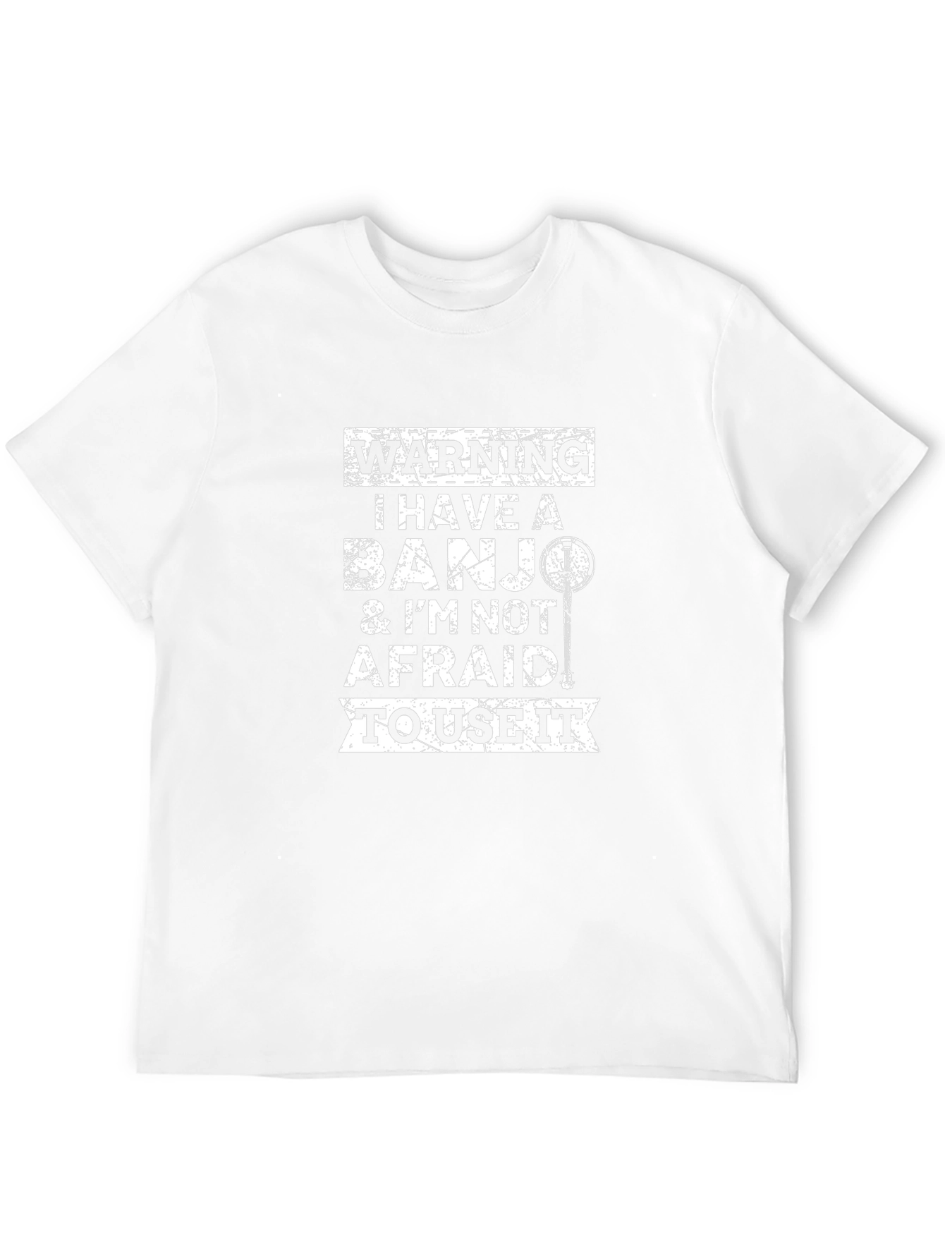 Warning: Banjo T-Shirt - Music Lover Tee