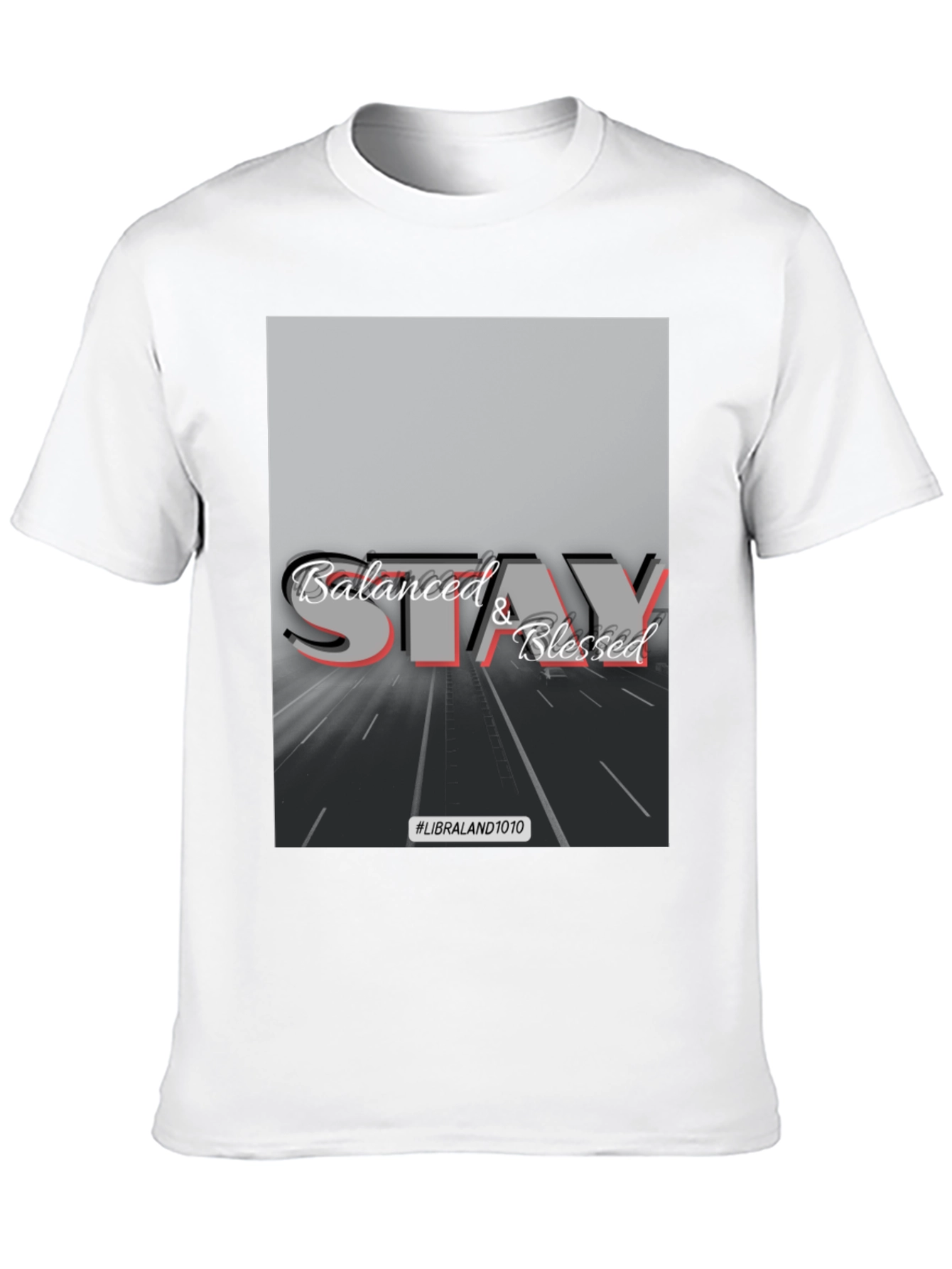 Balanced and Blessed Black Tee