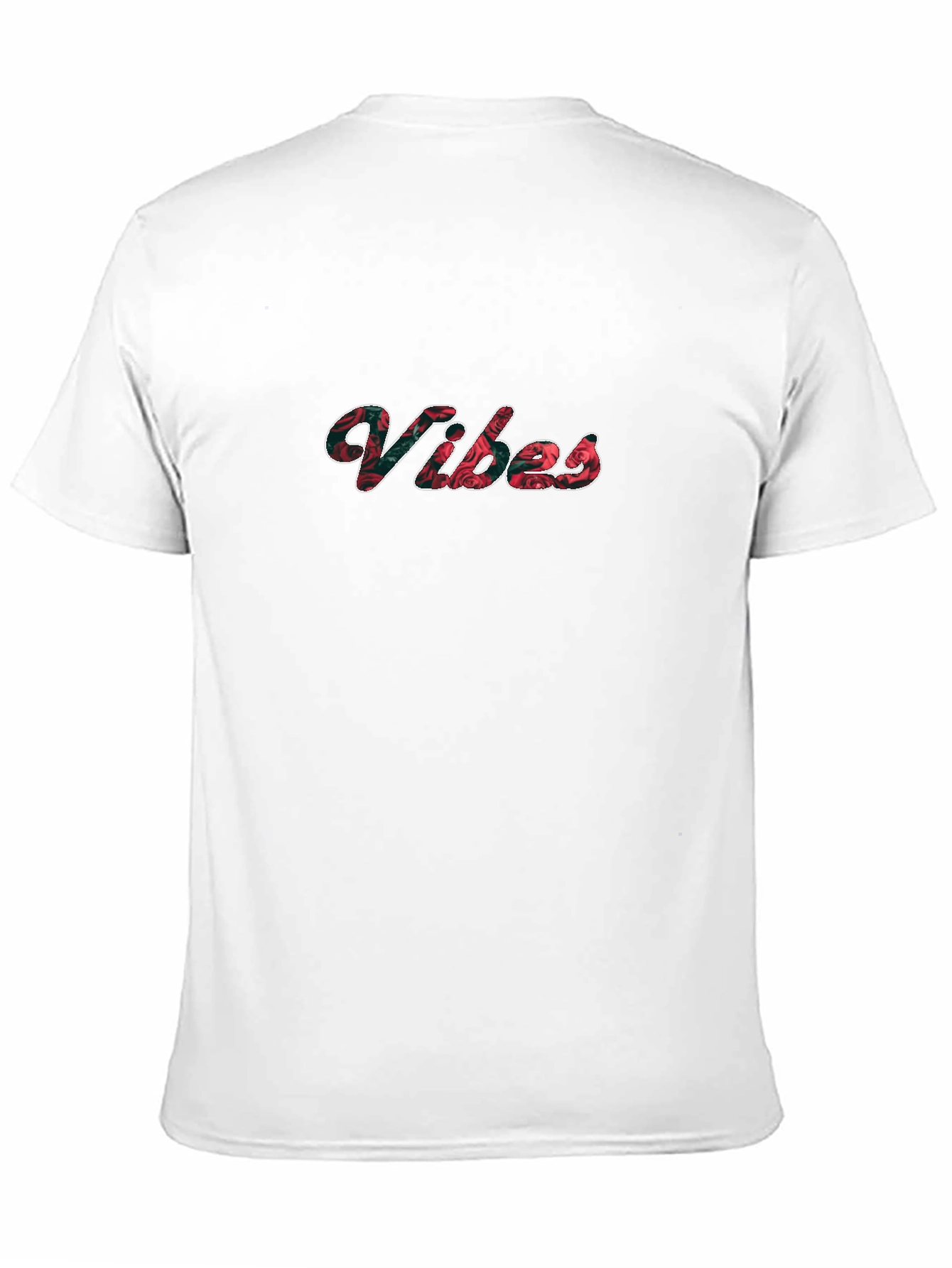 Floral Vibes Graphic Tee - Casual Black T-Shirt
