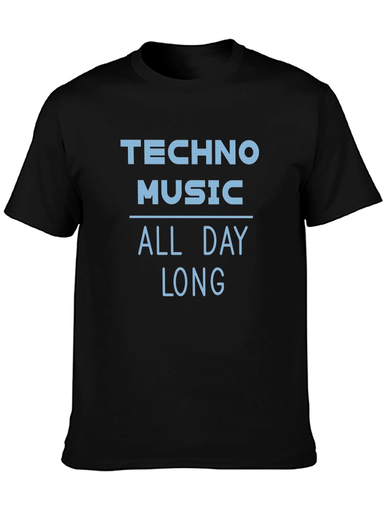 Techno Music All Day Long Graphic T-Shirt