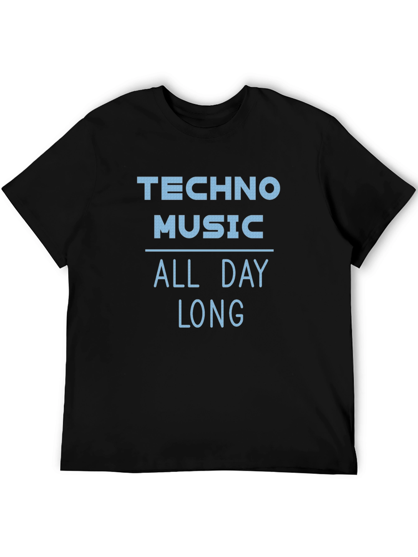 Techno Music All Day Long Graphic T-Shirt