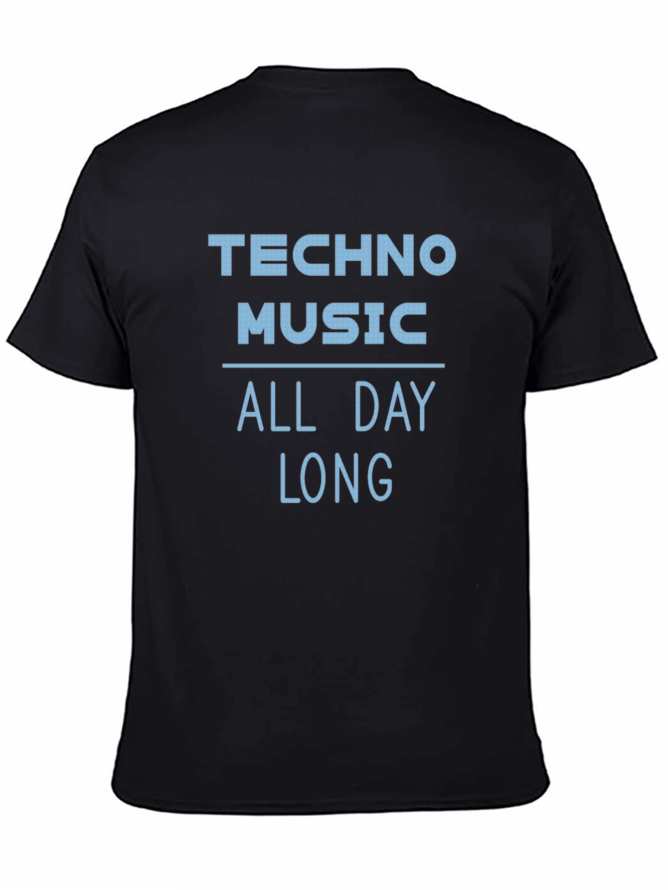 Techno Music All Day Long Graphic T-Shirt