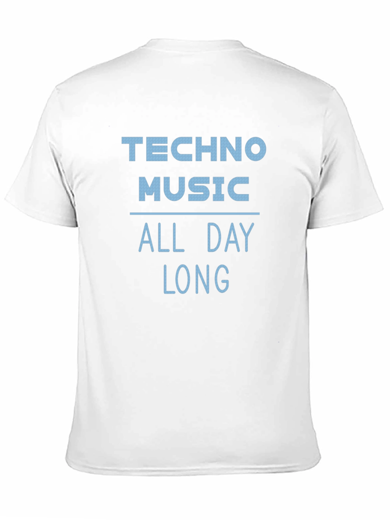 Techno Music All Day Long Graphic T-Shirt
