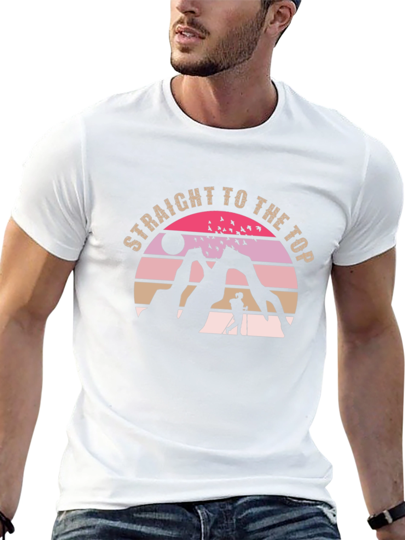 Straight to the Top Graphic T-Shirt
