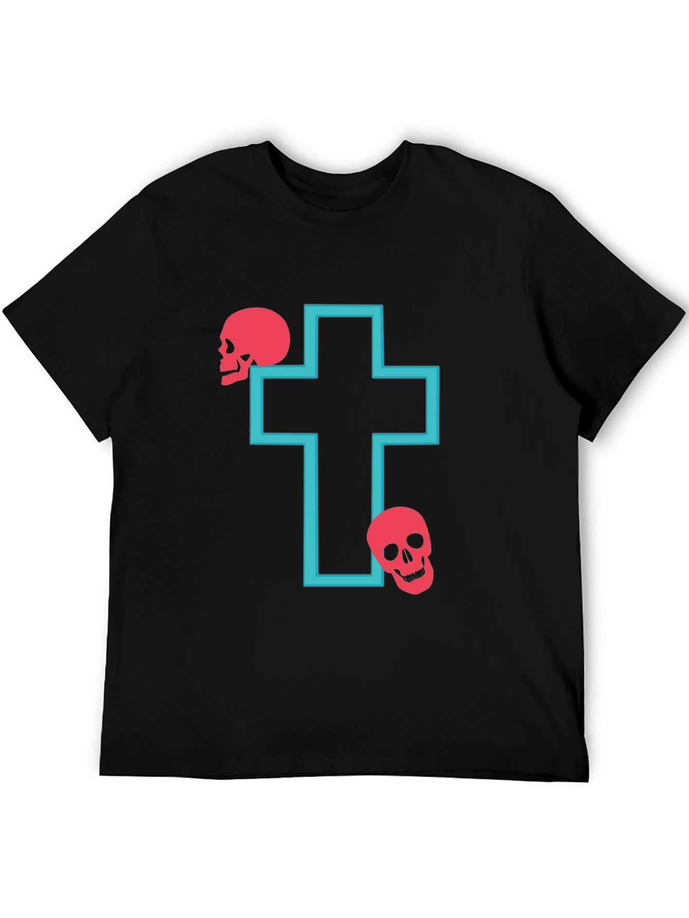 Skull Cross Graphic T-Shirt