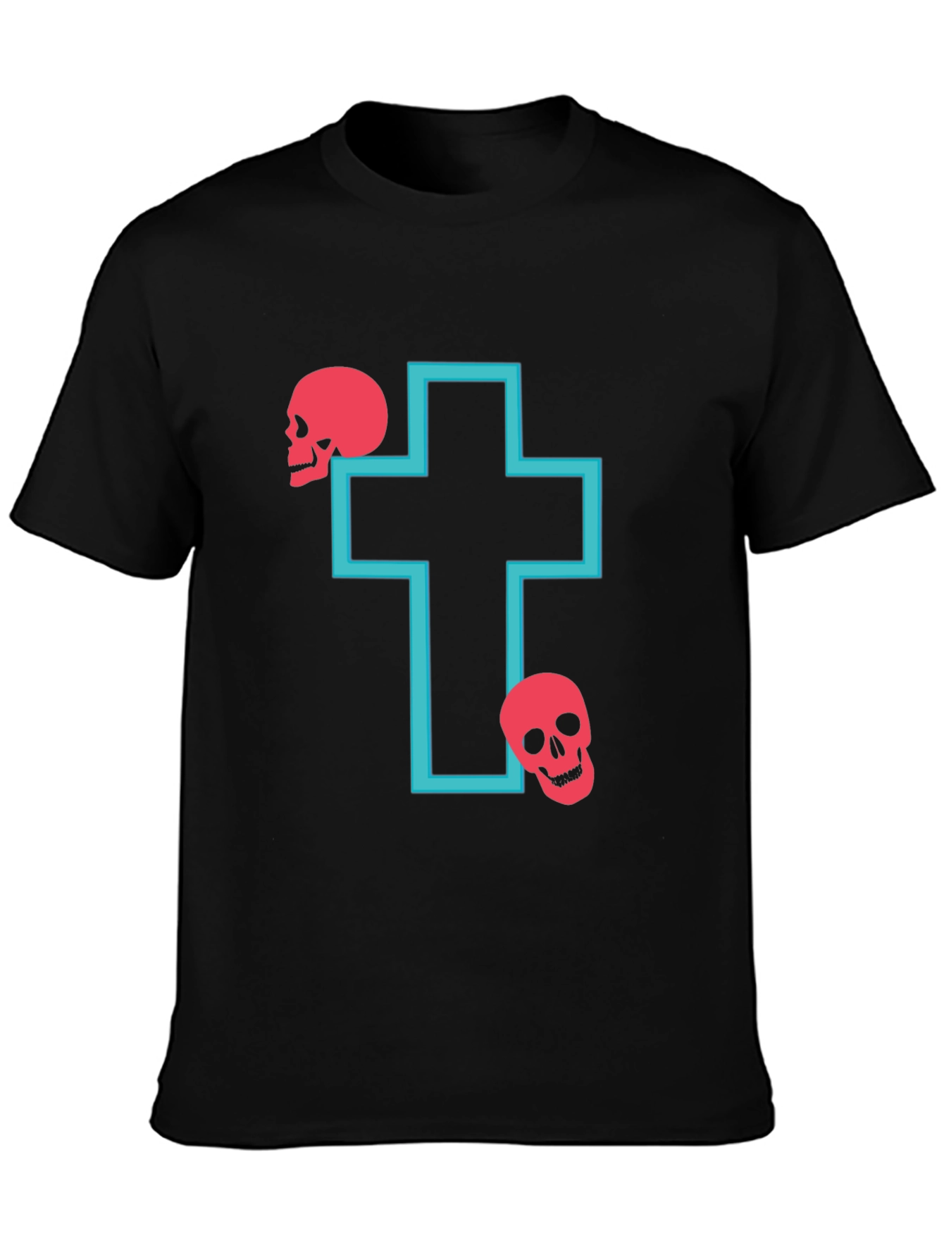 Skull Cross Graphic T-Shirt