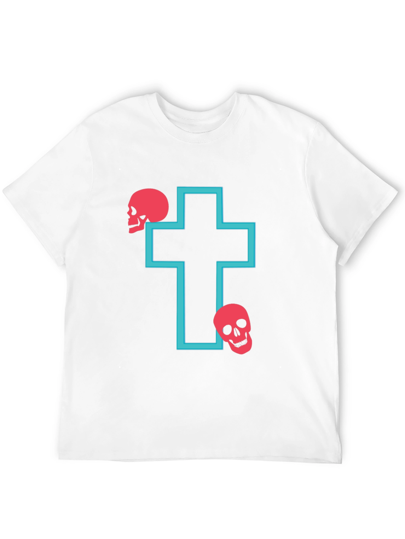 Skull Cross Graphic T-Shirt