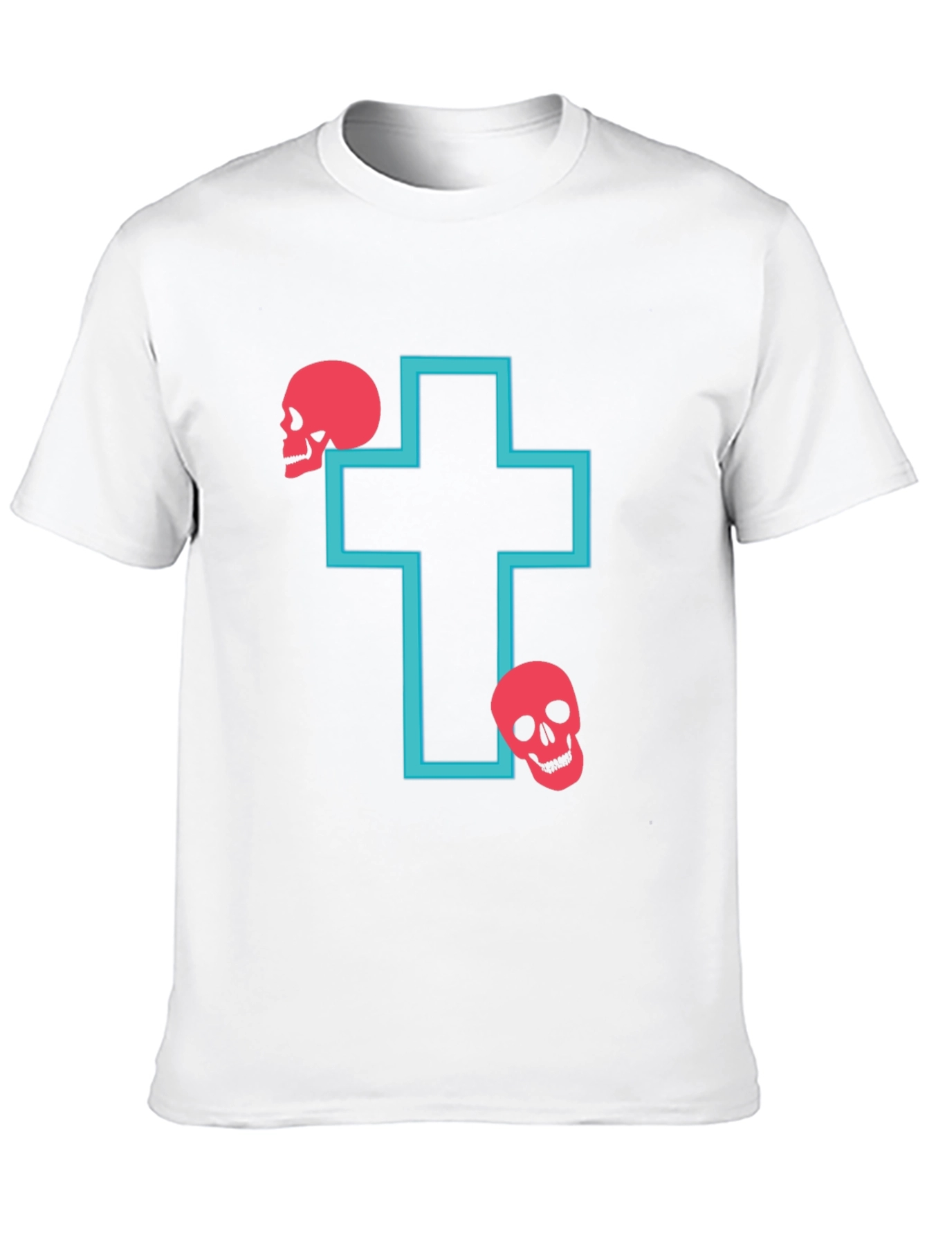 Skull Cross Graphic T-Shirt