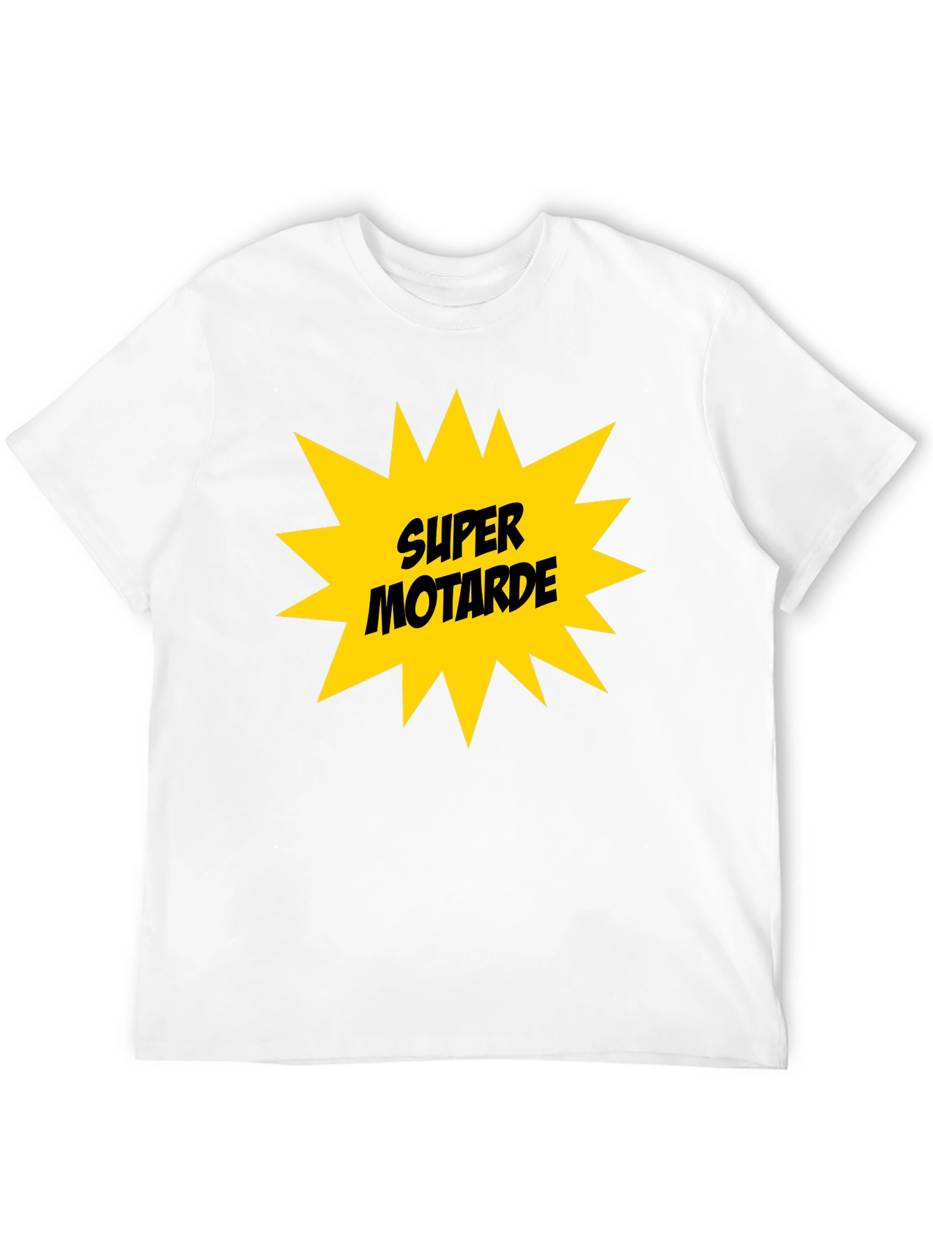 Super Motarde Black T-Shirt - Motorbike Graphic Tee