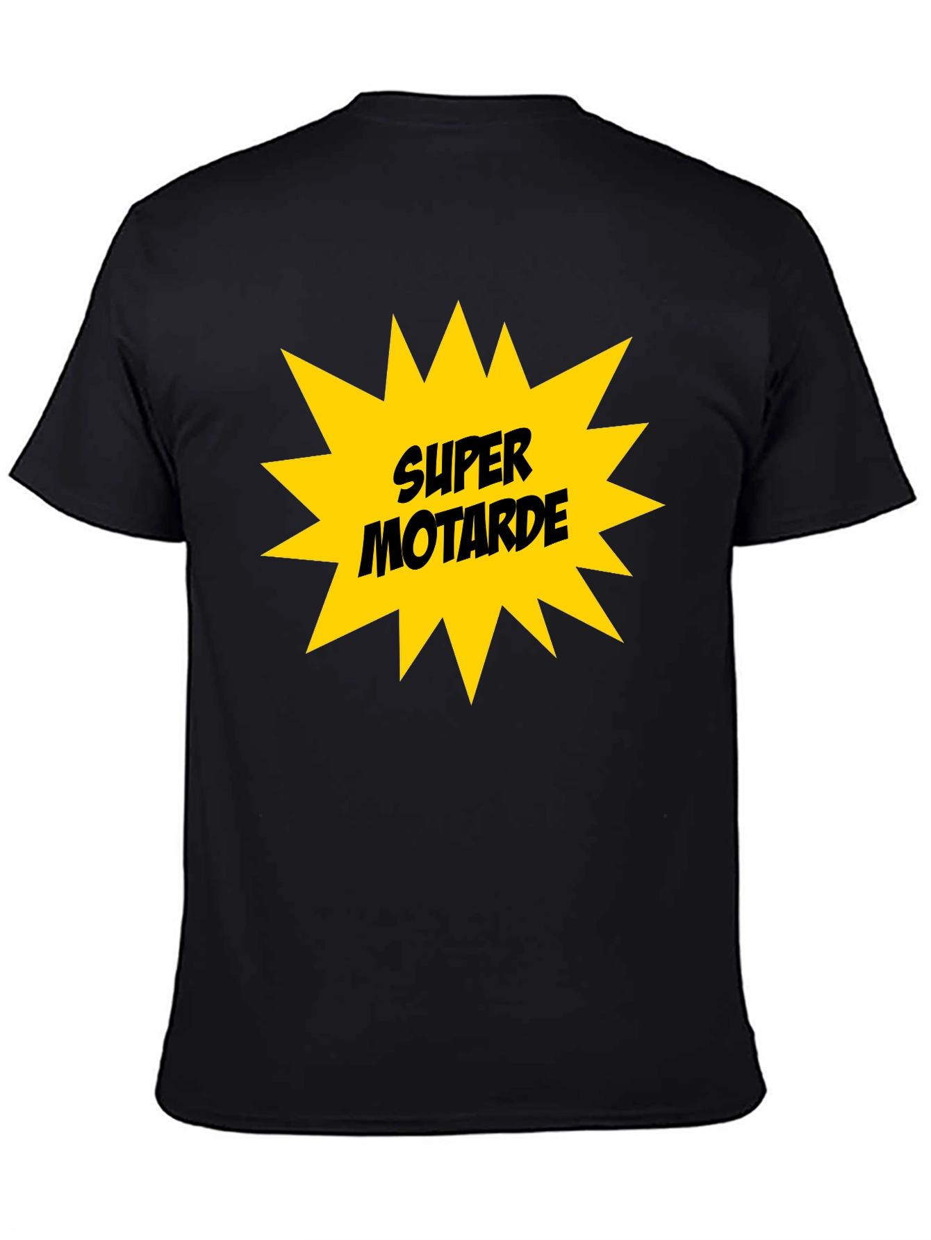 Super Motarde Black T-Shirt - Motorbike Graphic Tee