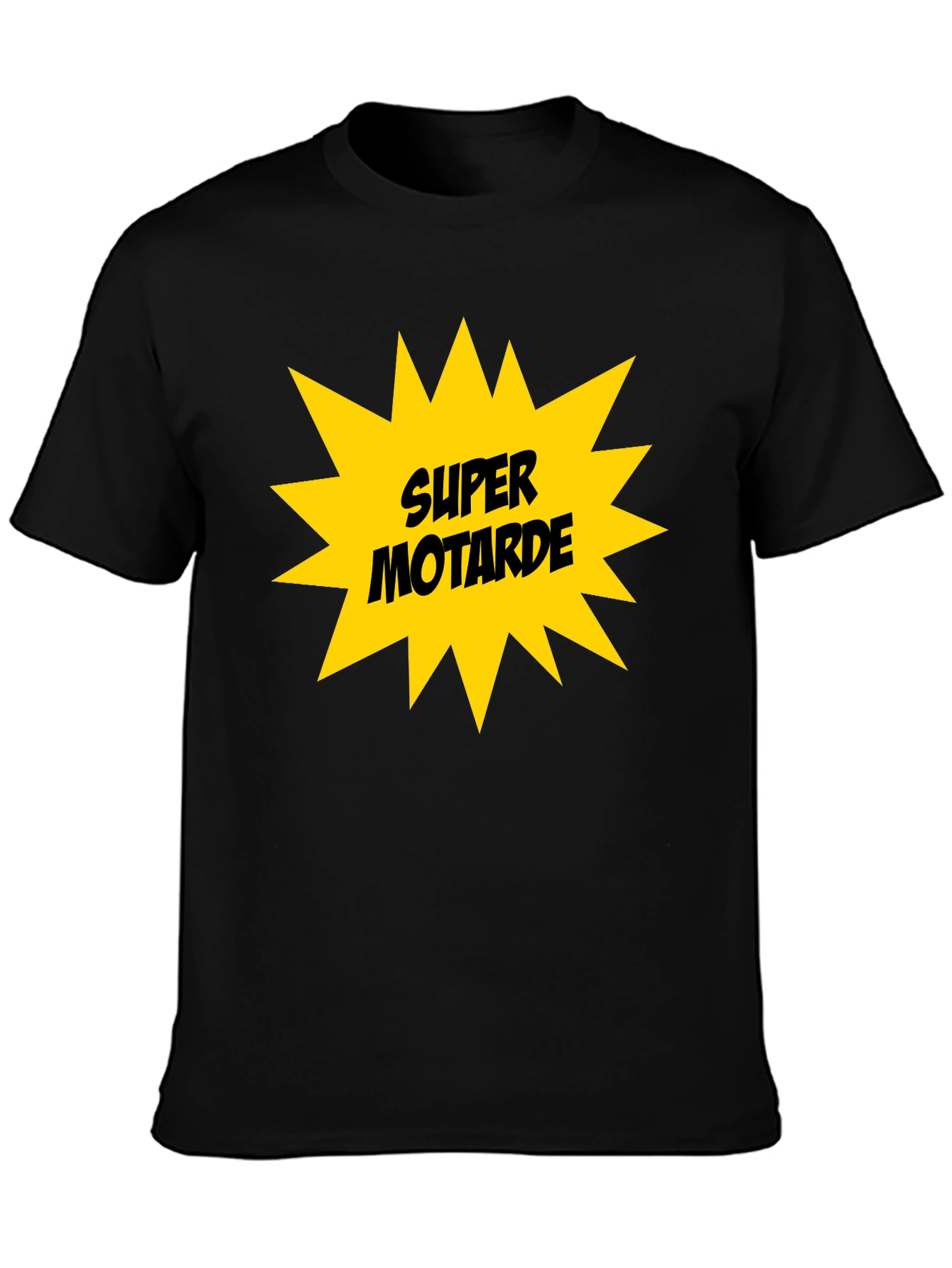 Super Motarde Black T-Shirt - Motorbike Graphic Tee