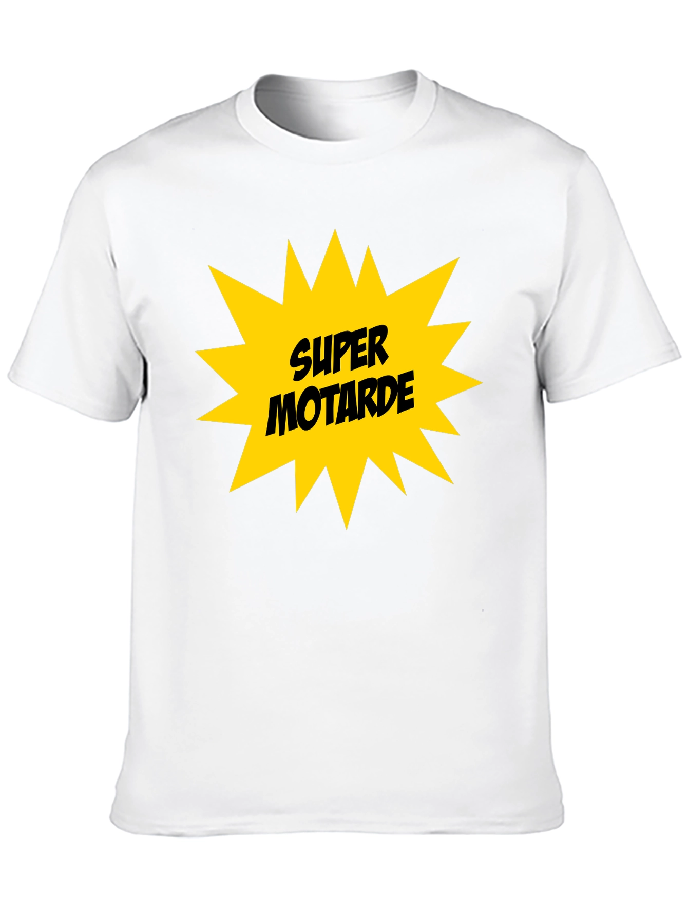 Super Motarde Black T-Shirt - Motorbike Graphic Tee