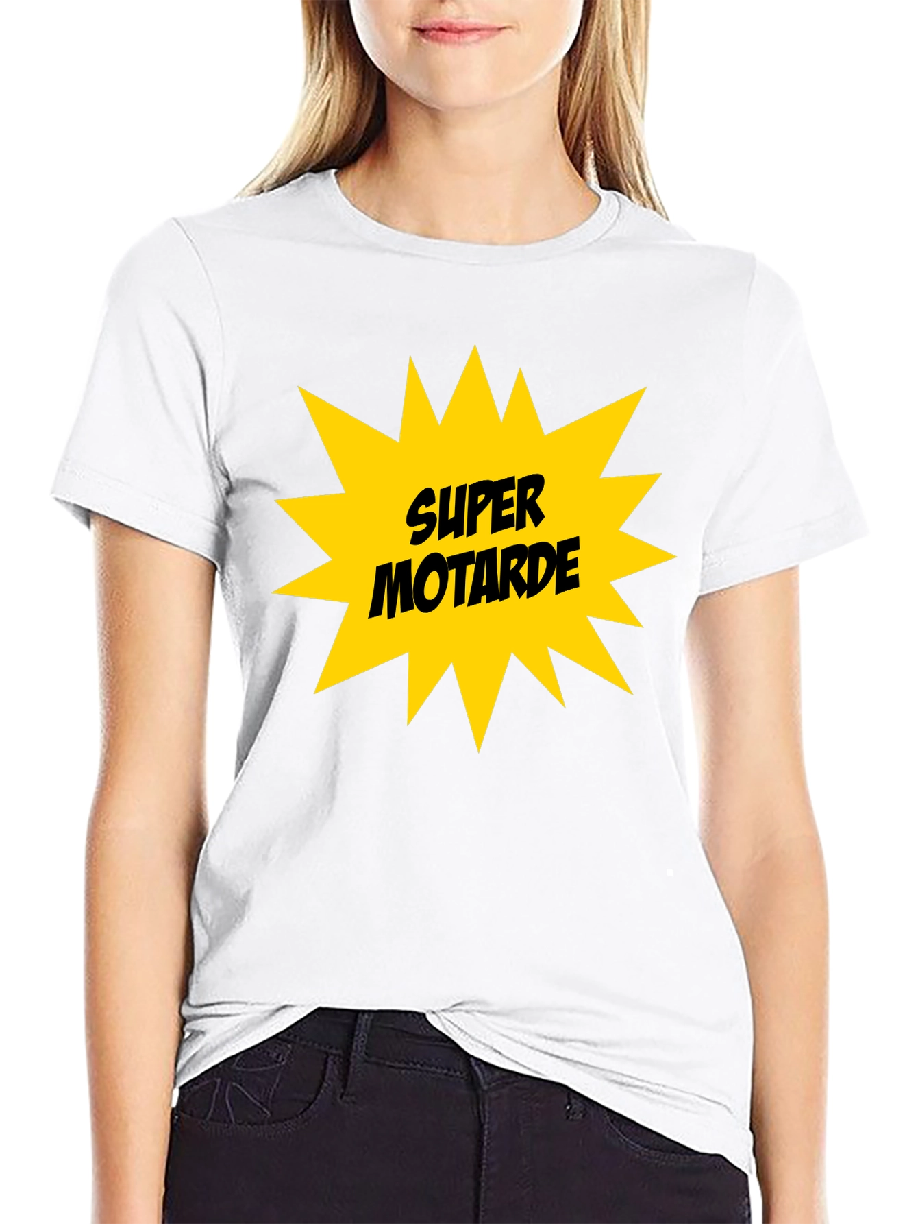 Super Motarde Black T-Shirt - Motorbike Graphic Tee