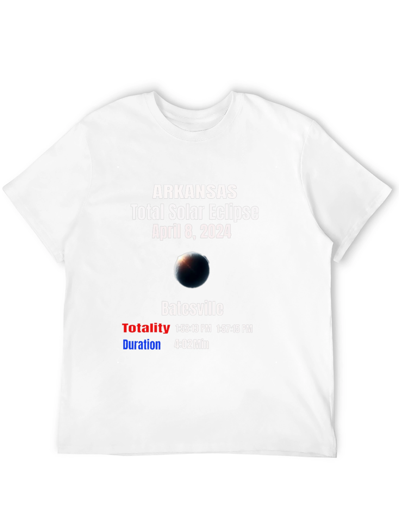 Arkansas Solar Eclipse 2024 T-Shirt