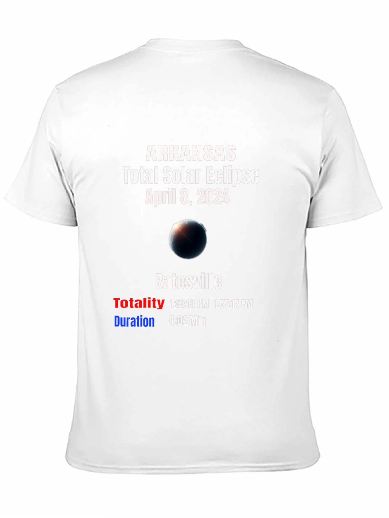 Arkansas Solar Eclipse 2024 T-Shirt