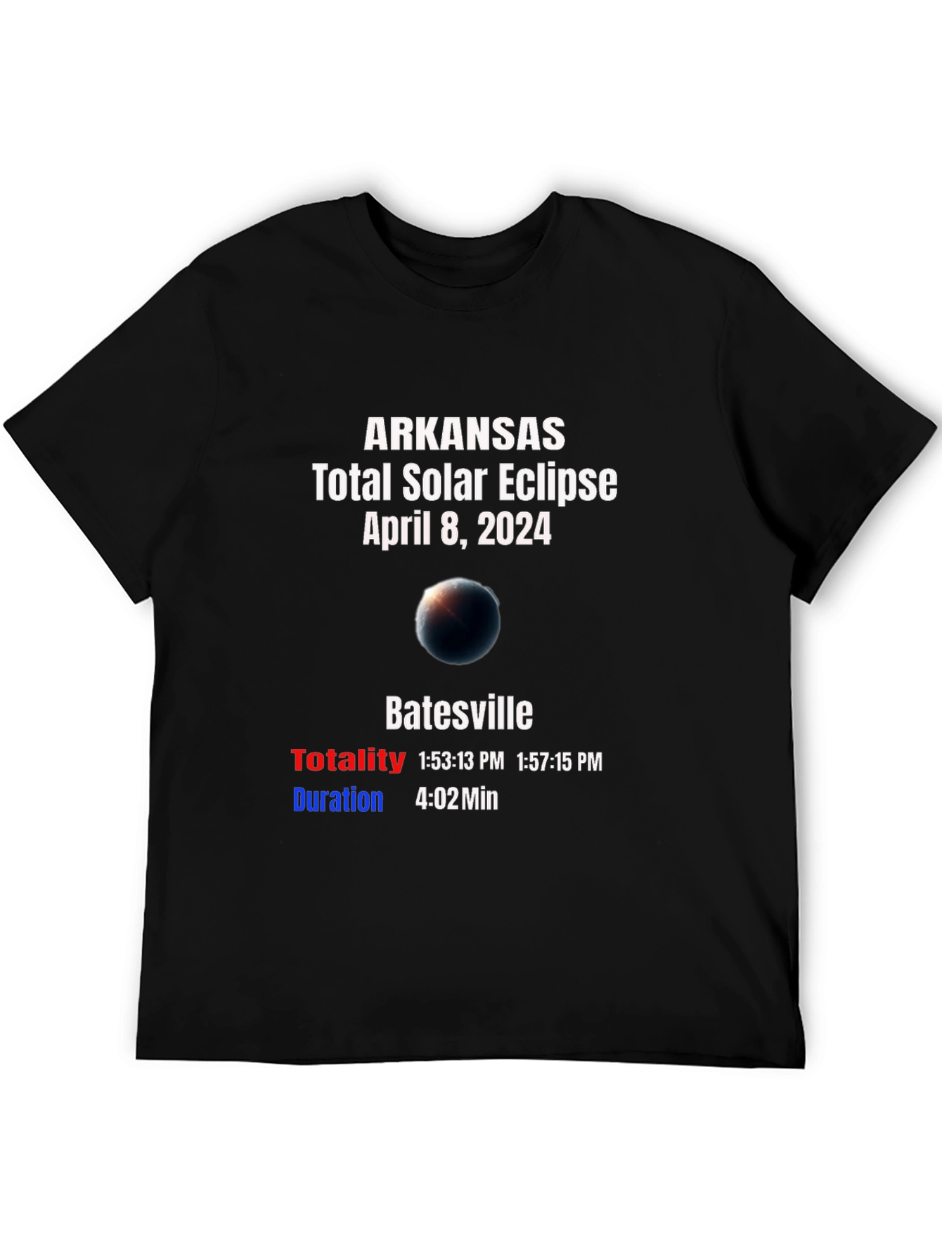 Arkansas Solar Eclipse 2024 T-Shirt