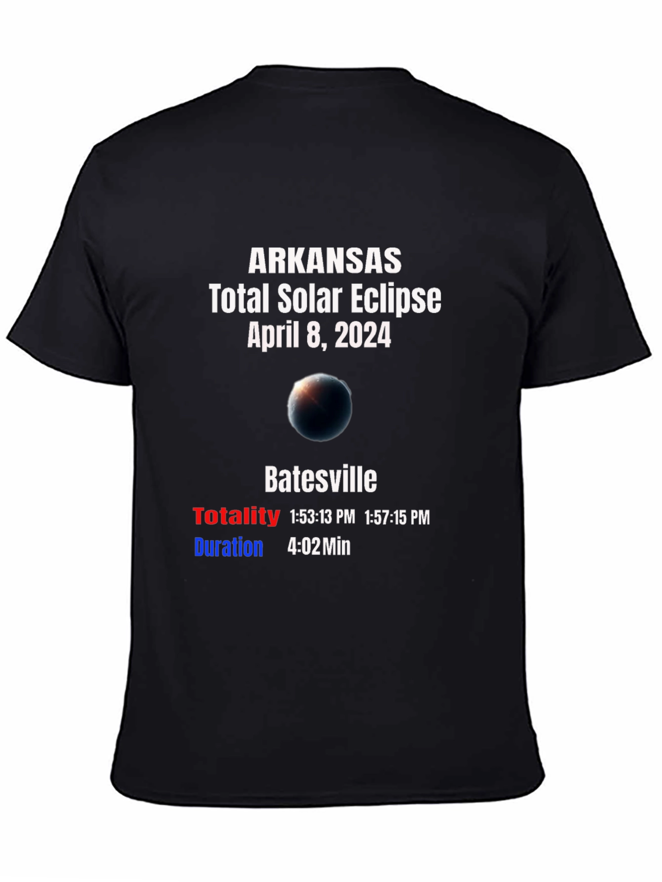 Arkansas Solar Eclipse 2024 T-Shirt