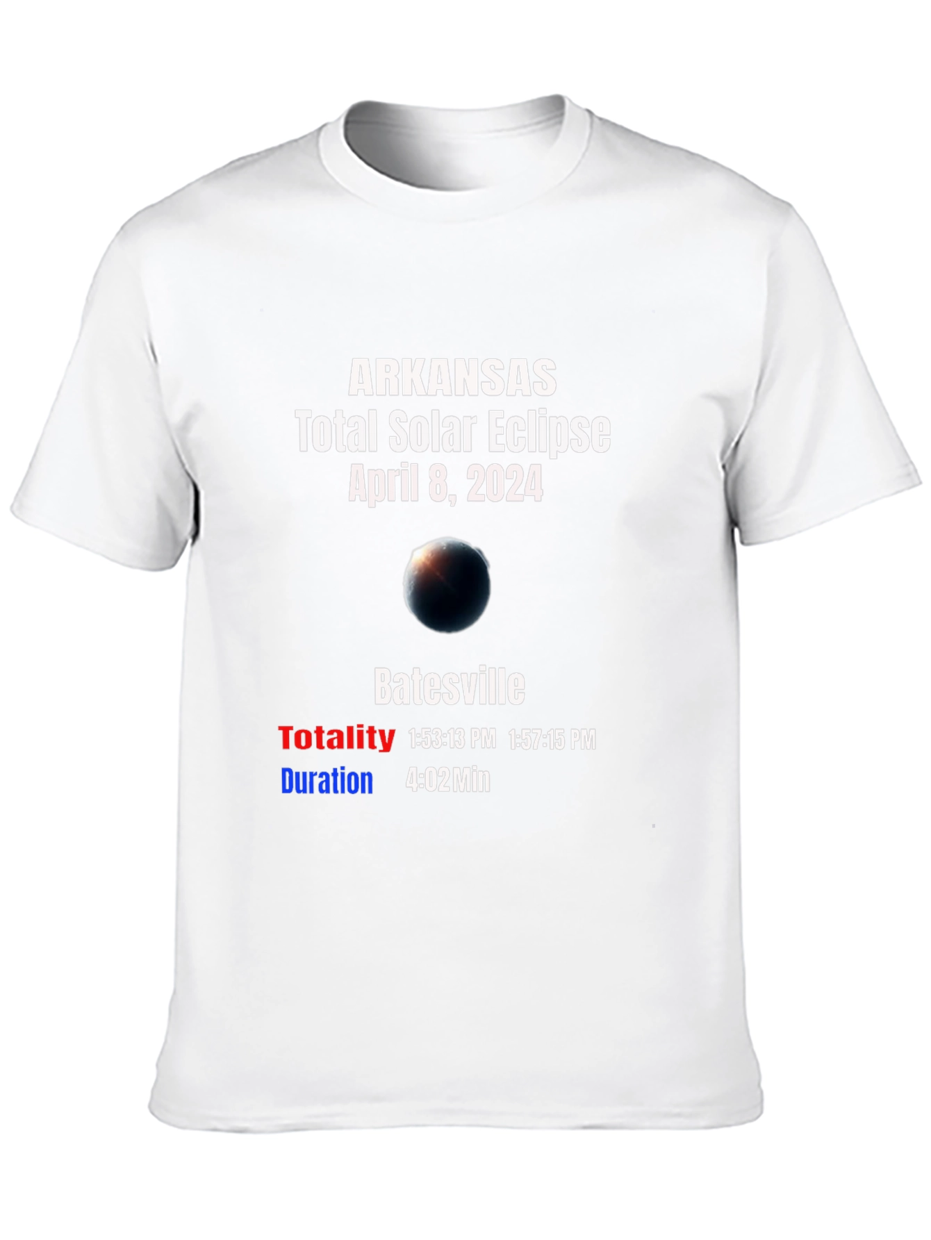 Arkansas Solar Eclipse 2024 T-Shirt