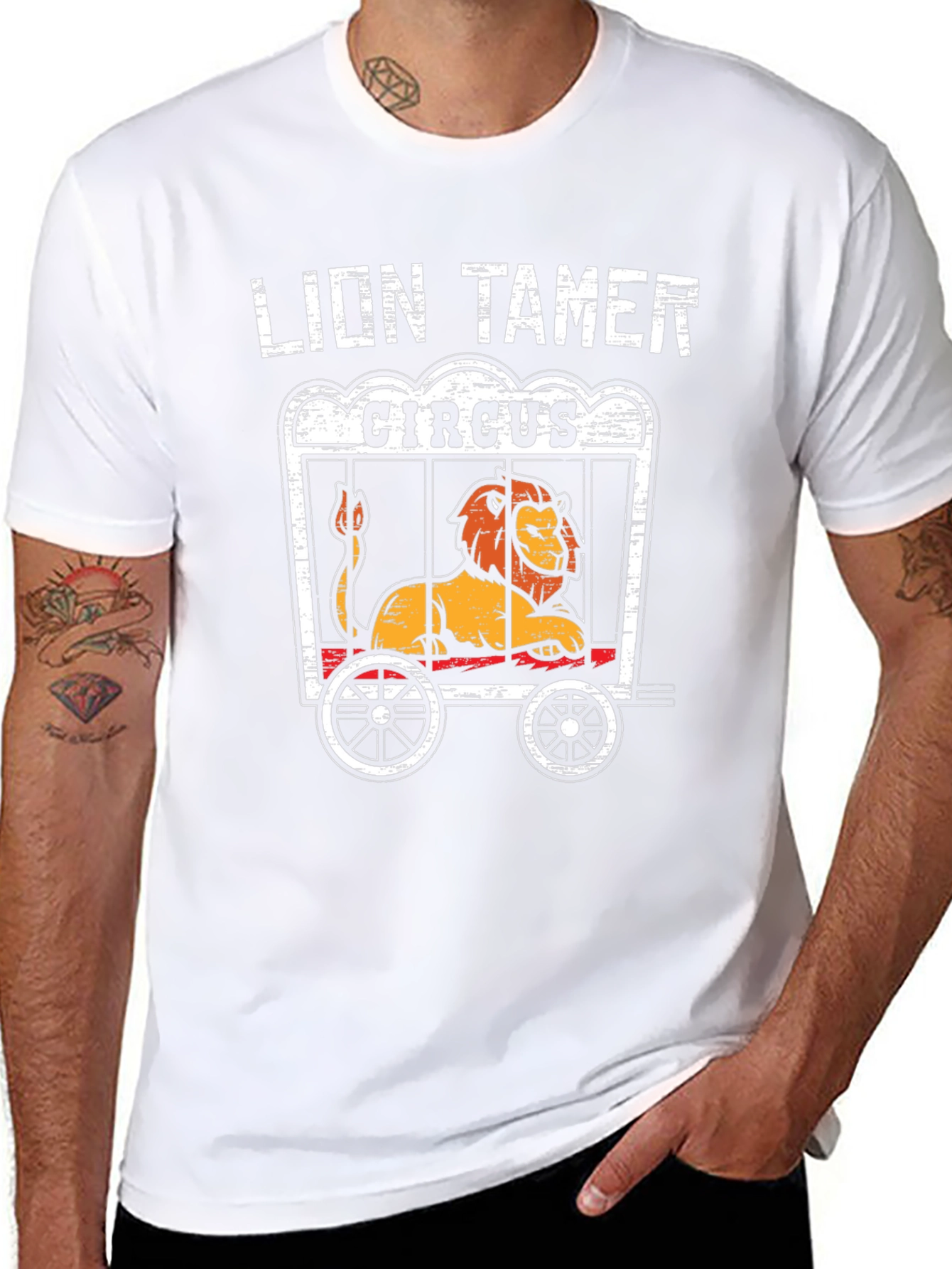 Lion Tamer Circus Graphic Tee