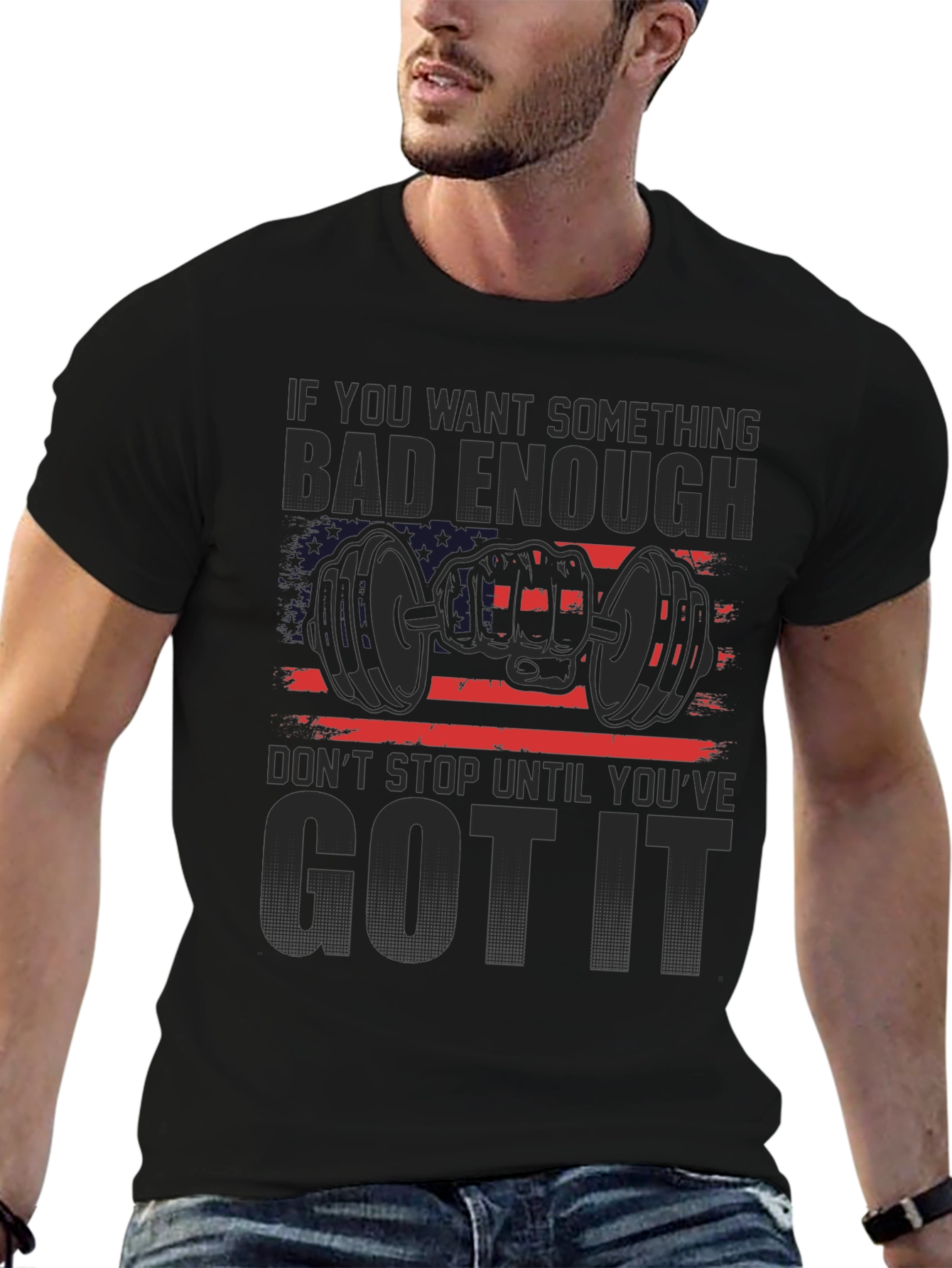 Motivational Gym Workout T-Shirt